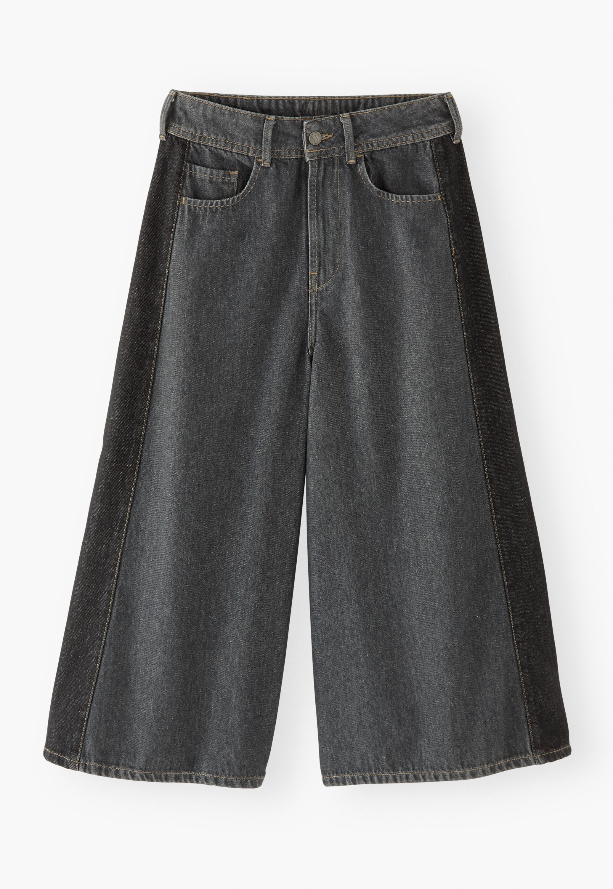 Denim Culotte, Graue Waschung, large