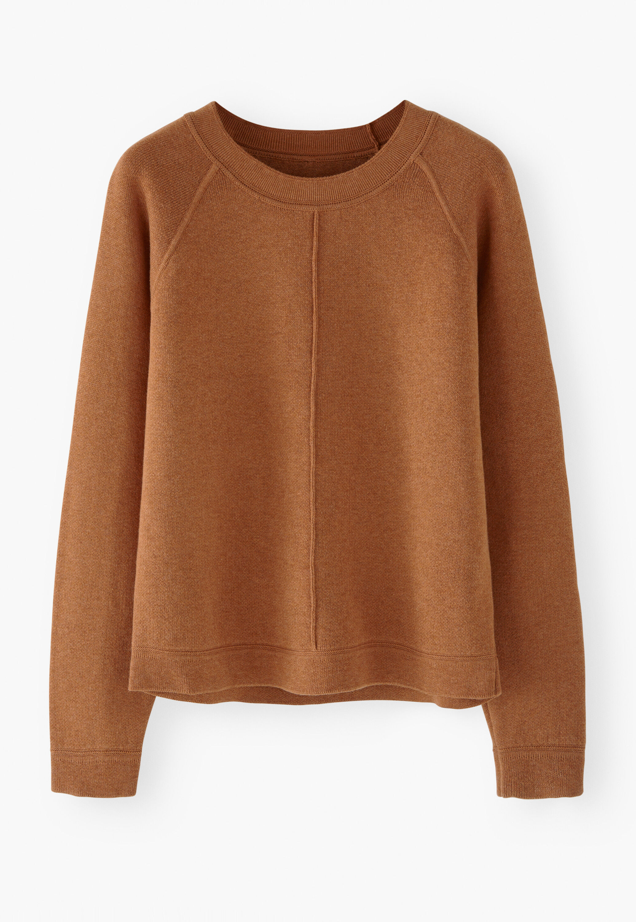 Raglanpullover, Zimt, large