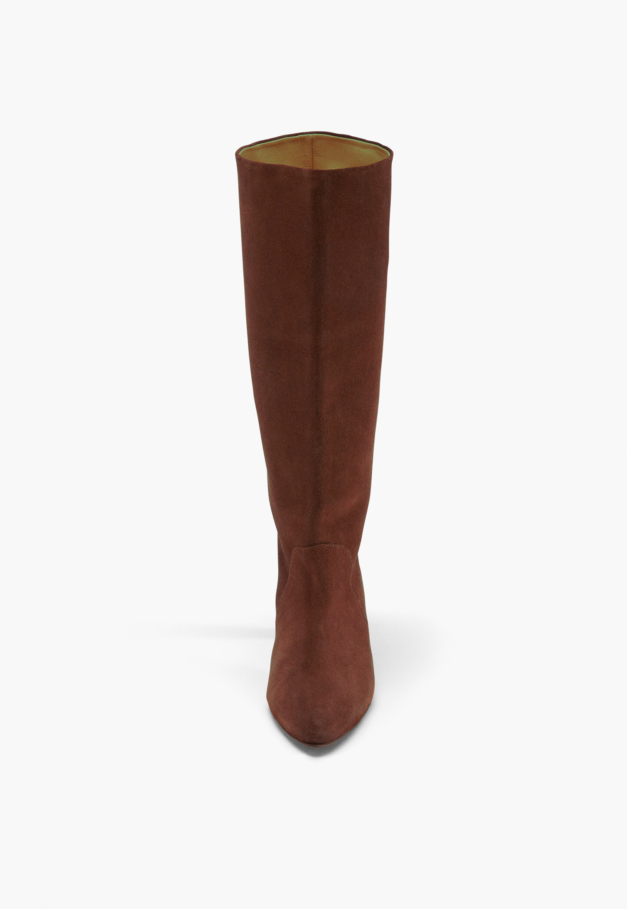 Stiefel mit Absatz, Schokolade, large