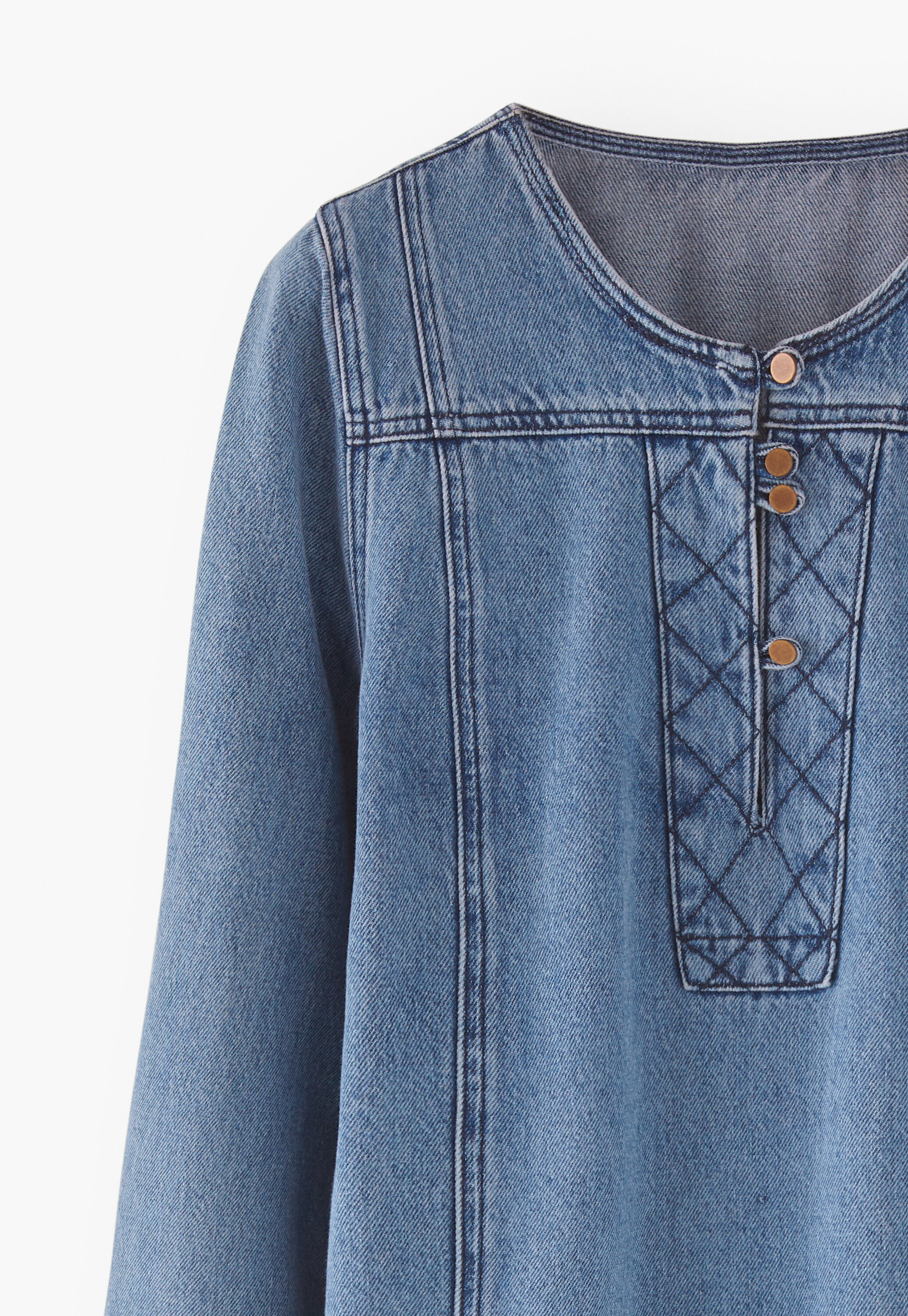 Shift-Kleid aus Denim
