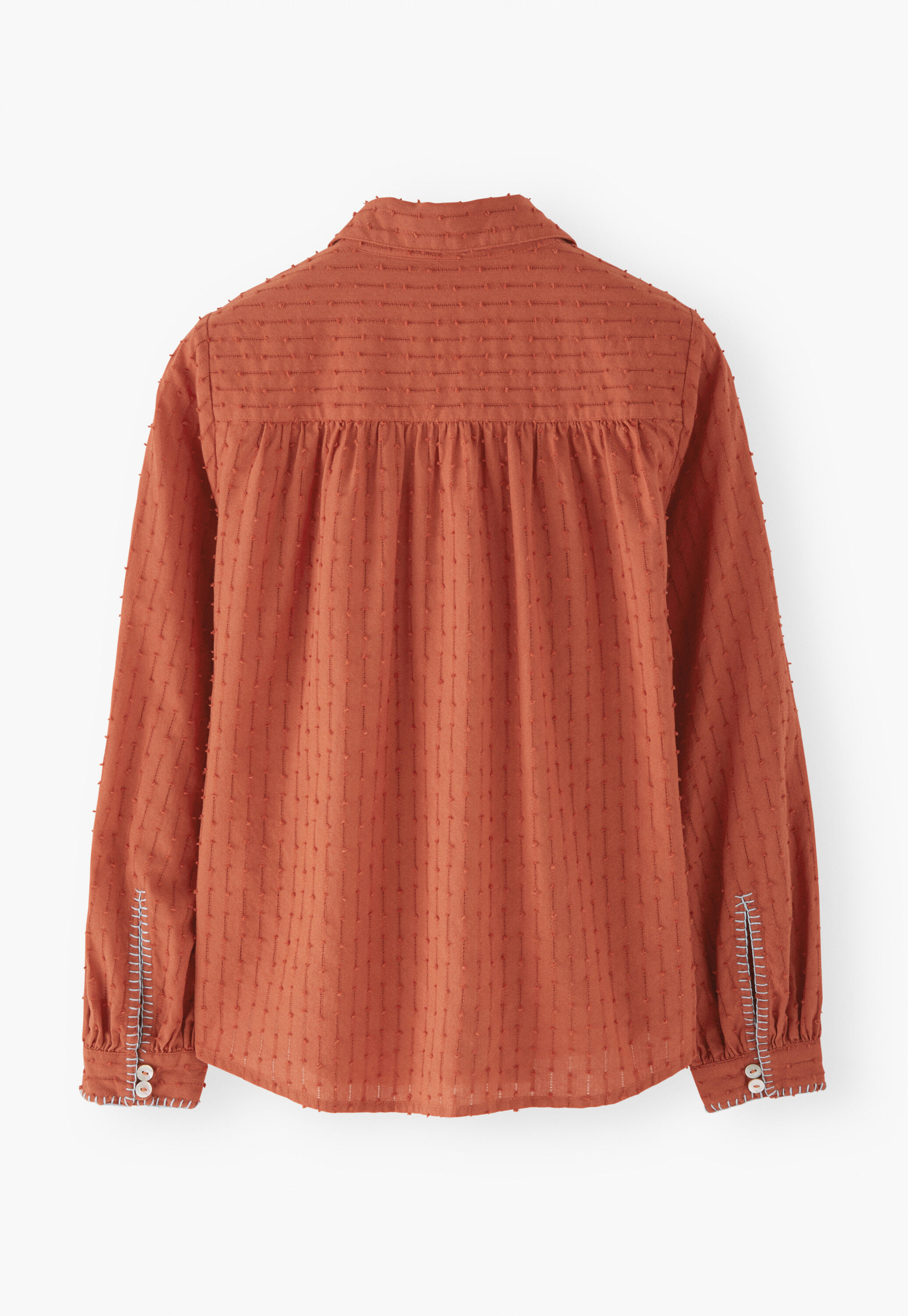 Bluse mit Kr&auml;uselungen