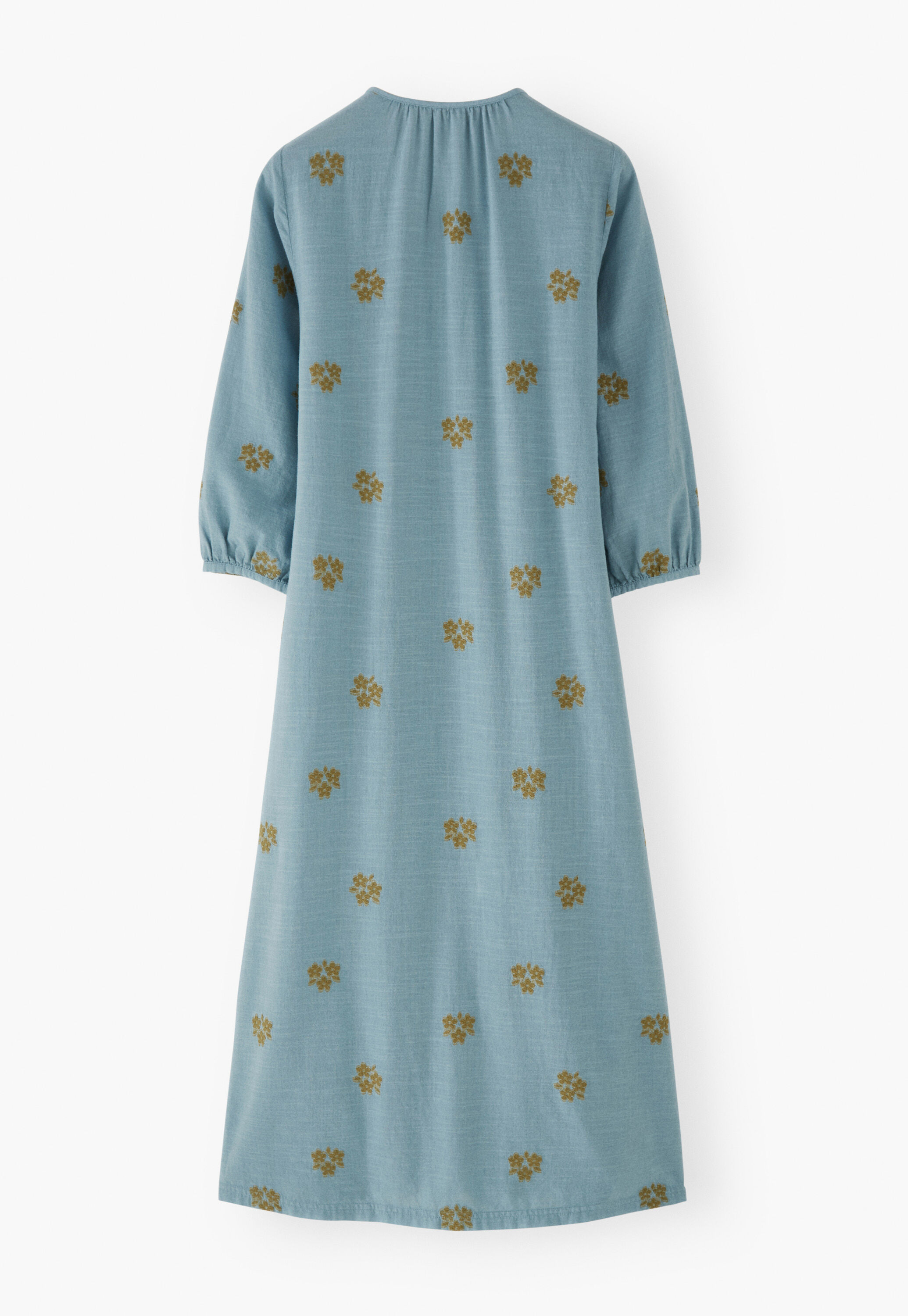 Kleid aus geklipptem Jacquard