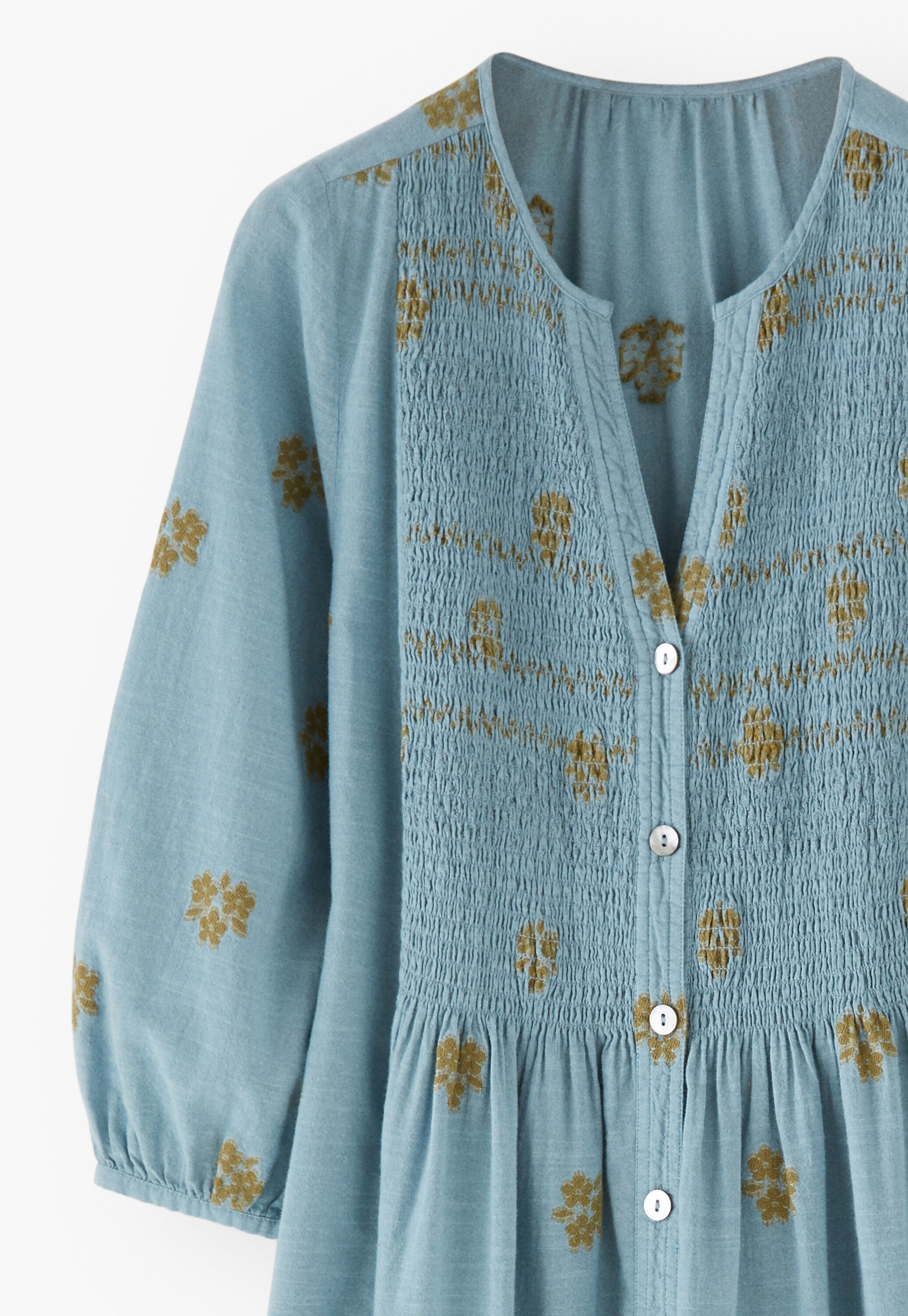 Kleid aus geklipptem Jacquard