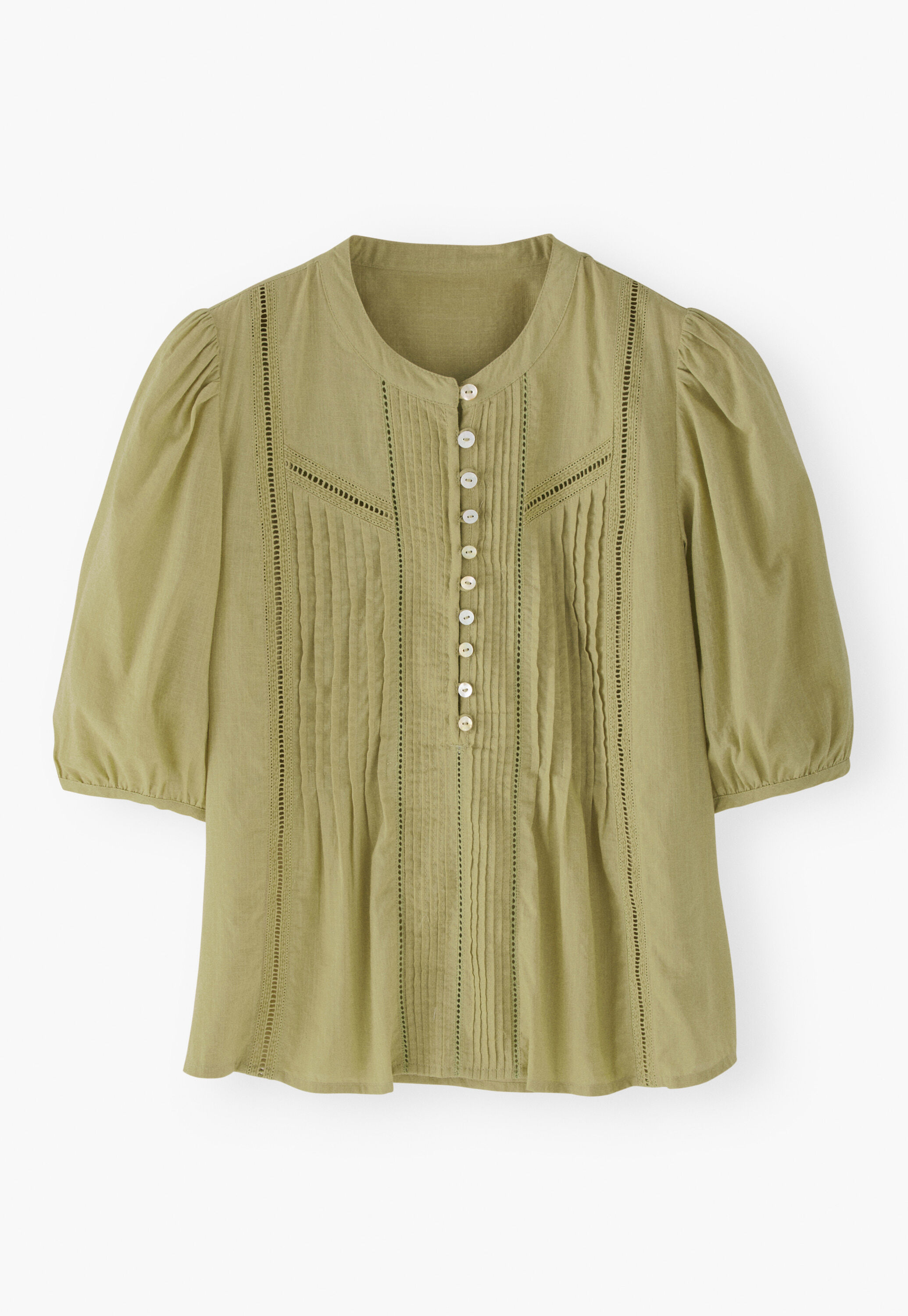 Bluse mit Biesen