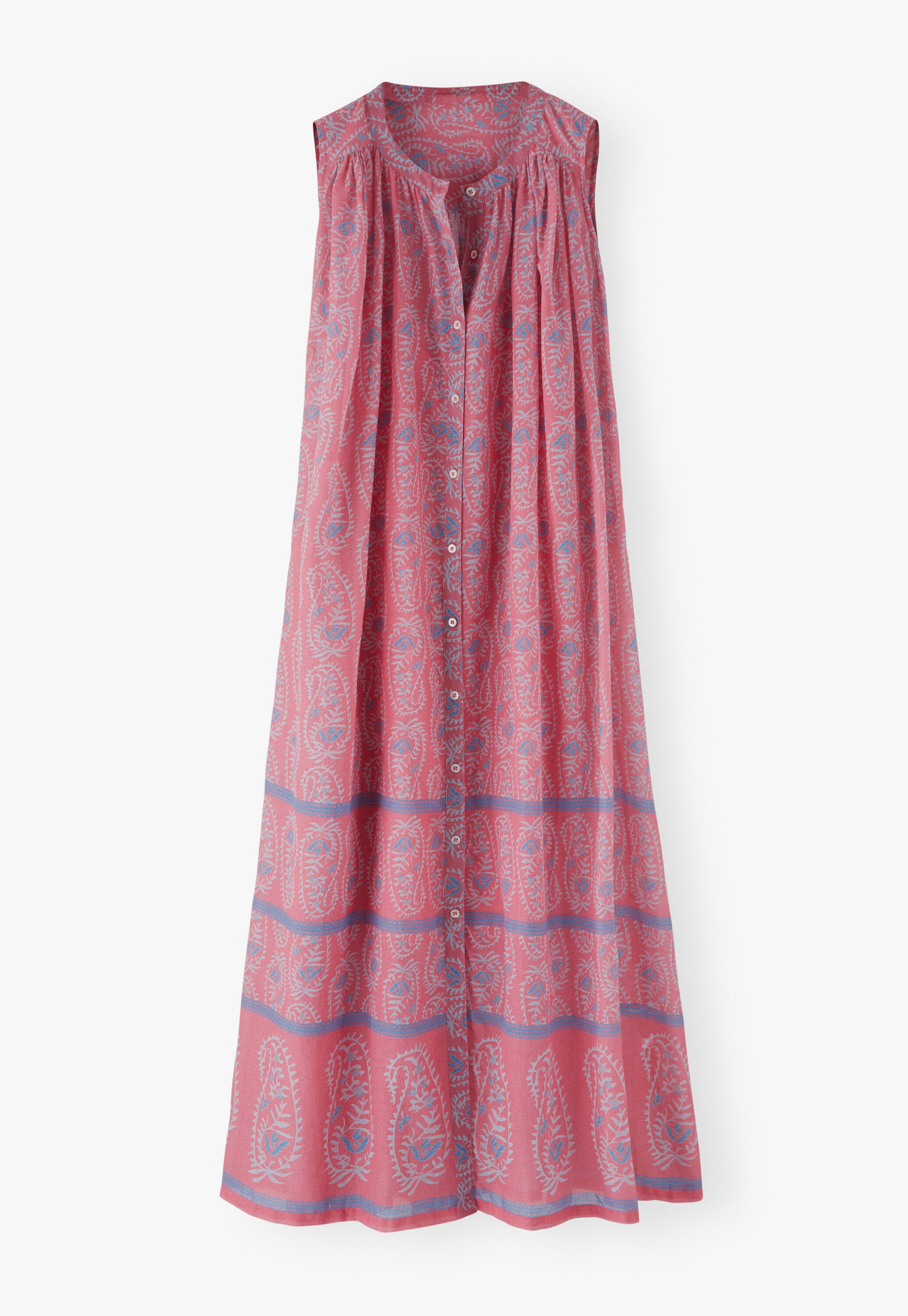 Kleid mit platziertem Print