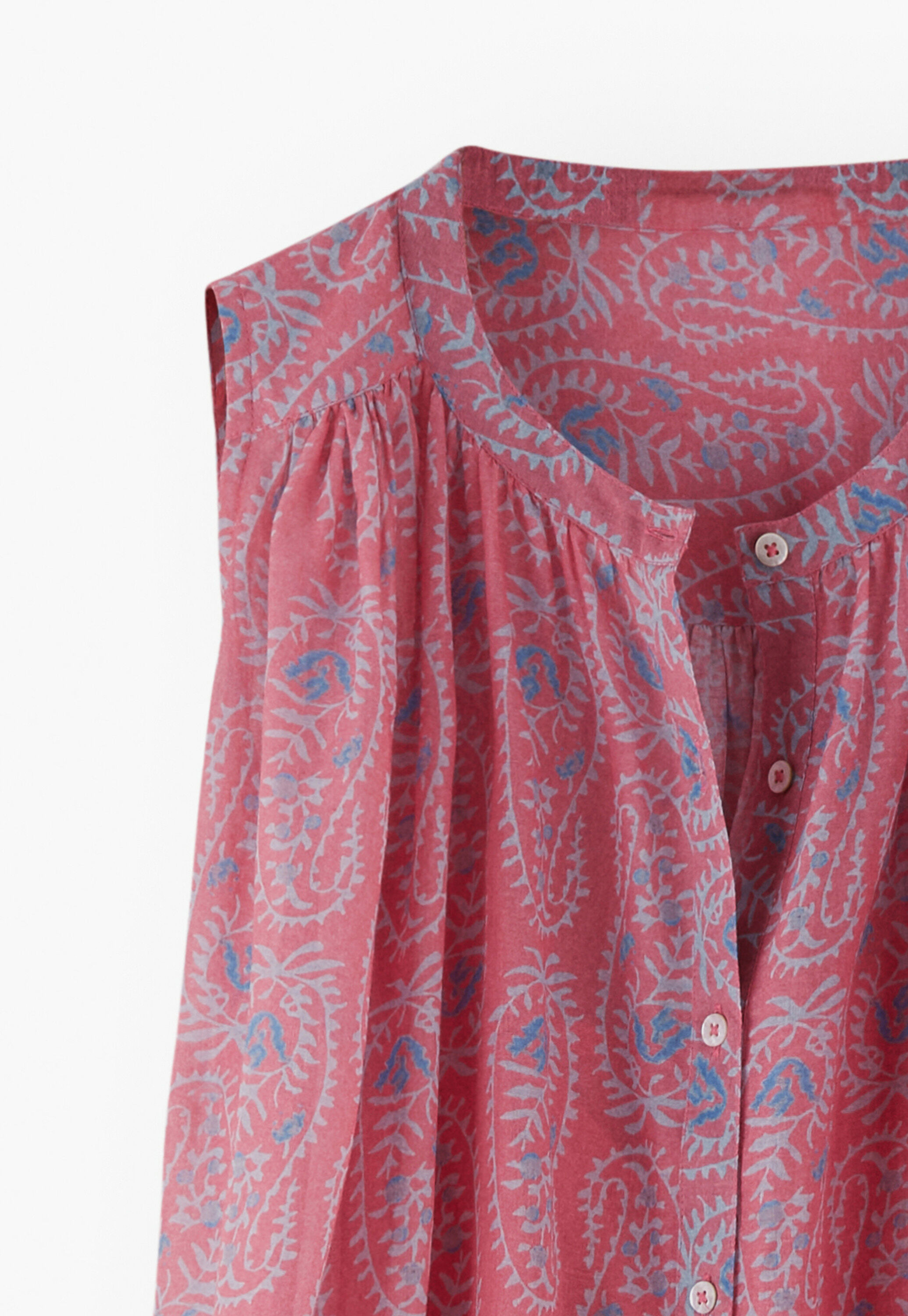 Kleid mit platziertem Print