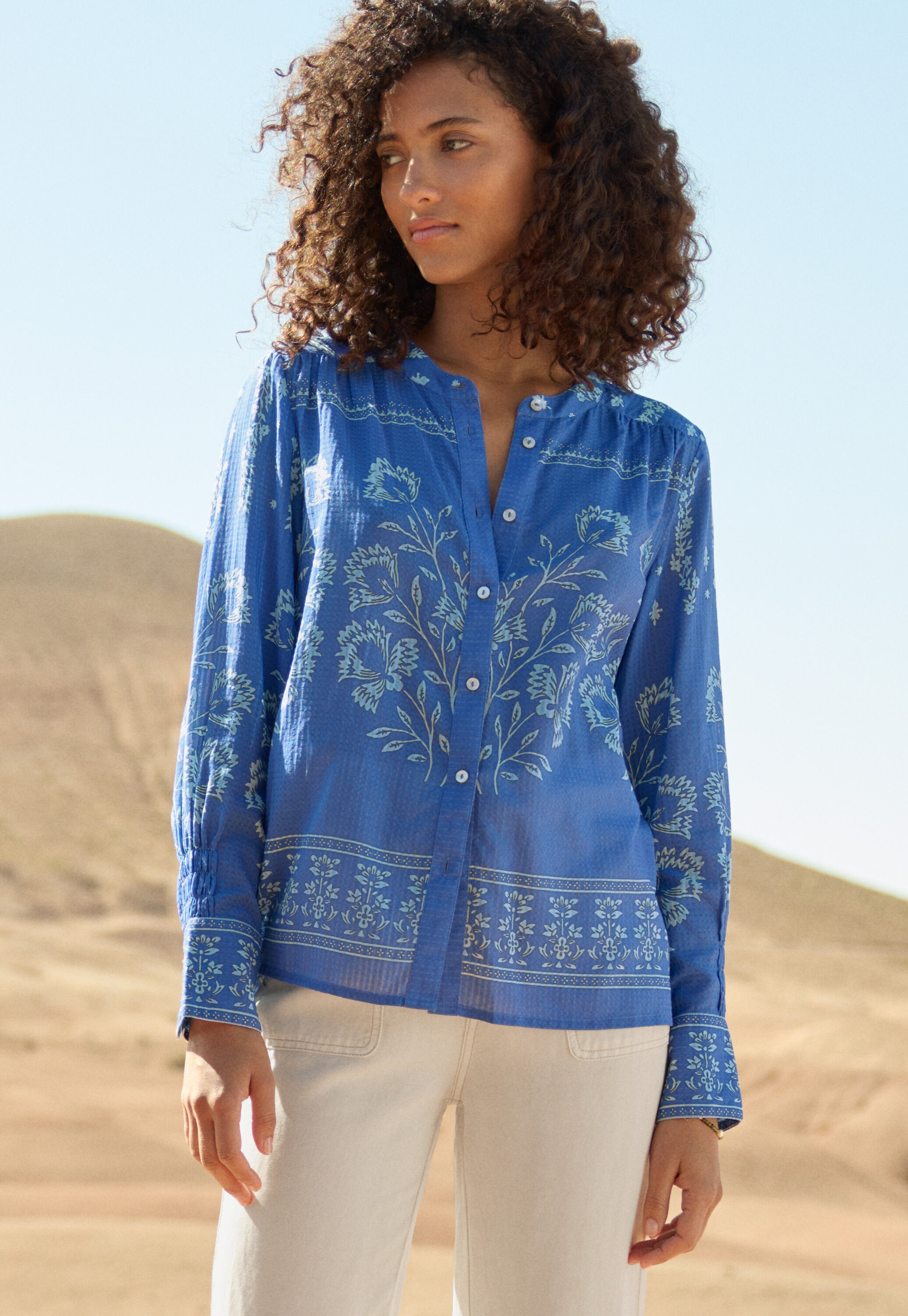 Bedruckte Bluse