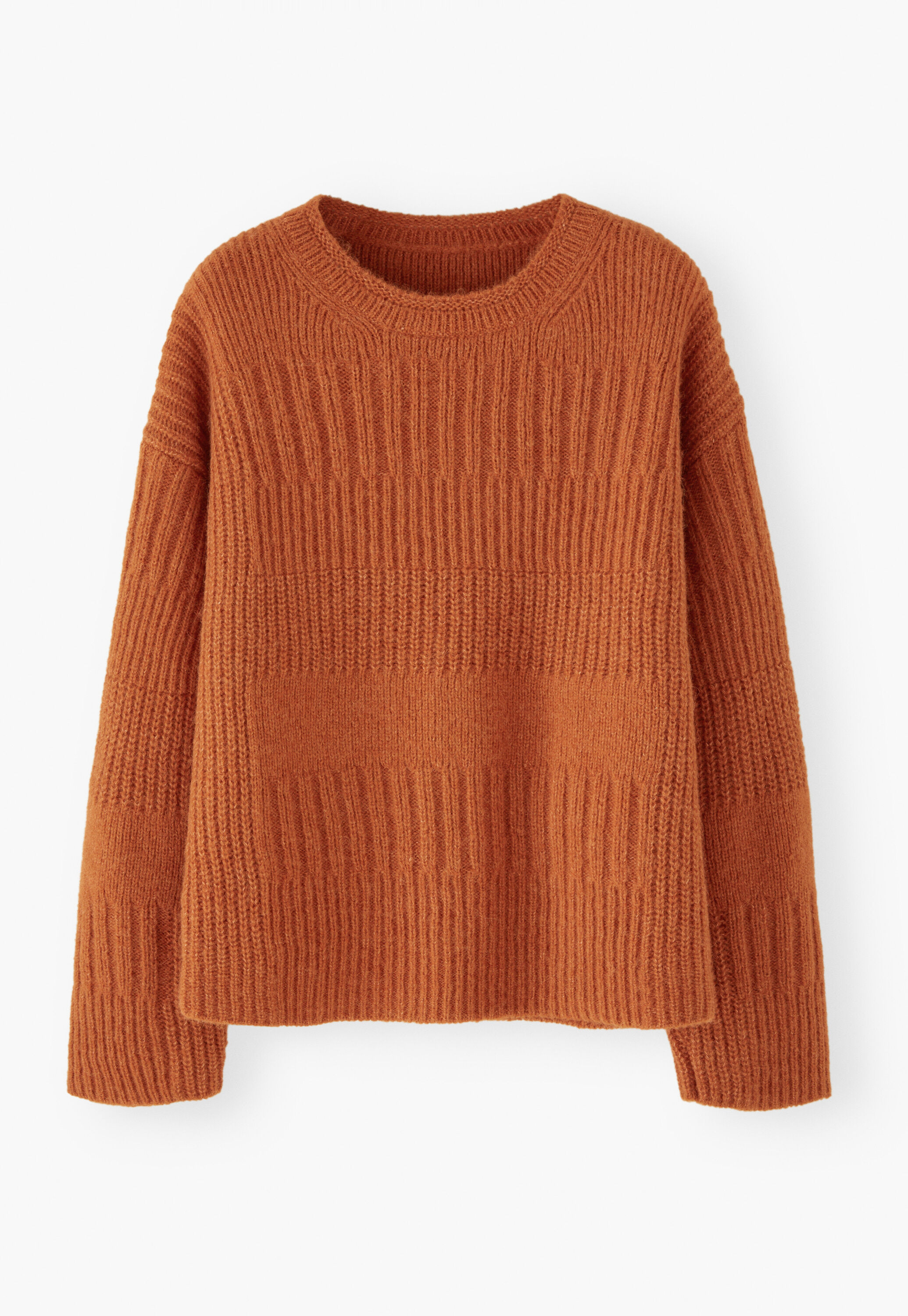 Ripppullover, Gebranntes Orange, large