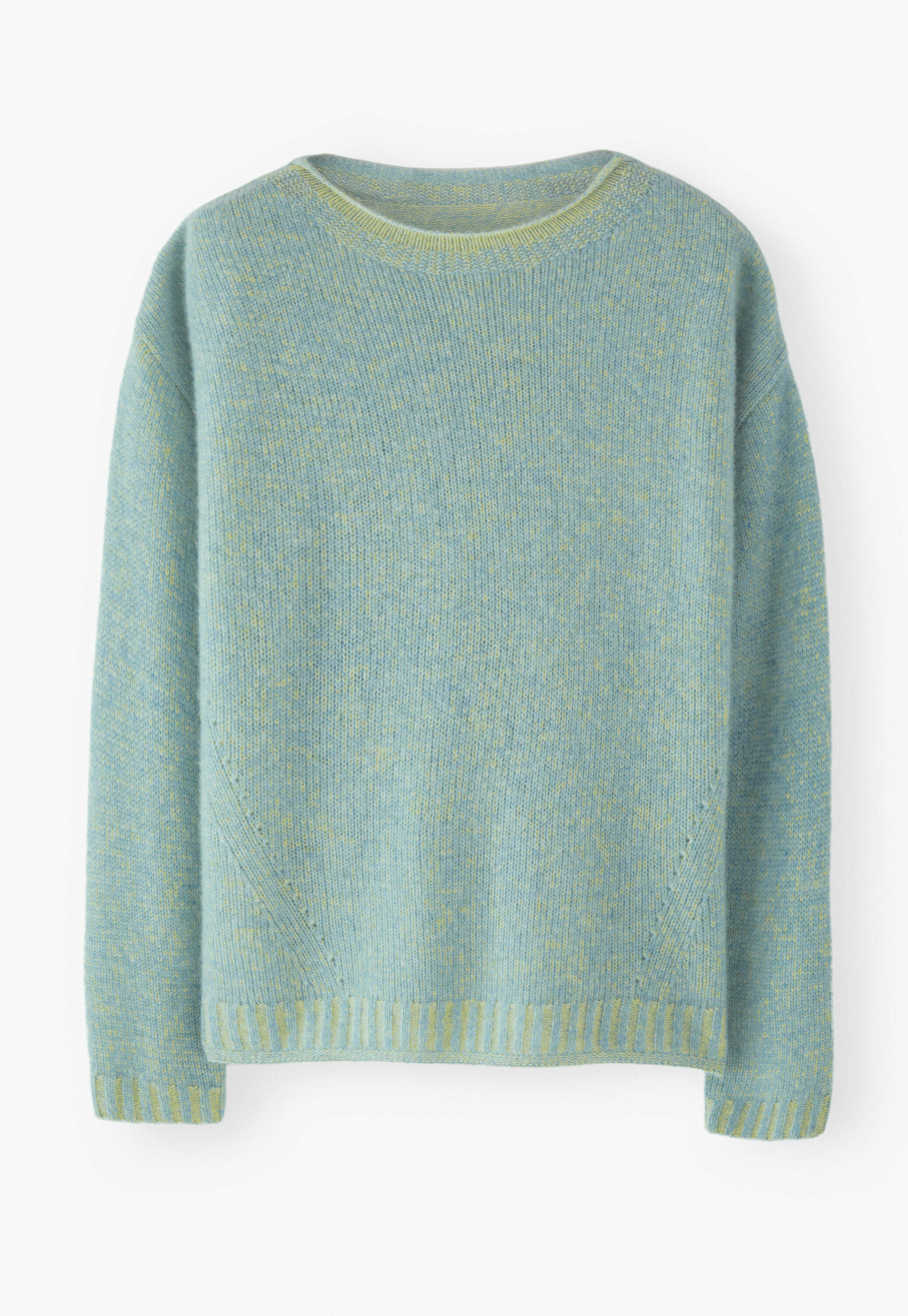 Plattierter Pullover
