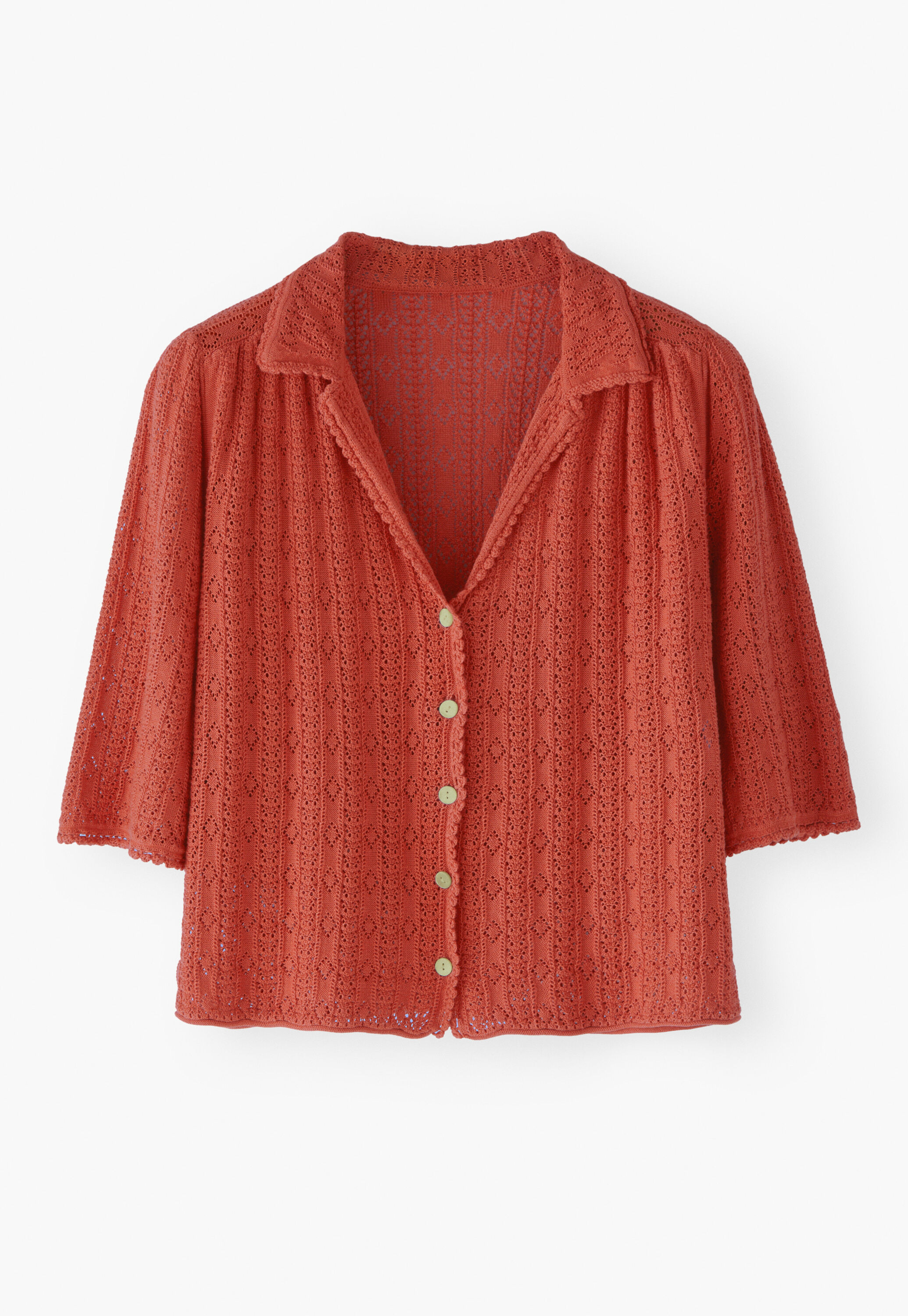 Pointelle-Bluse