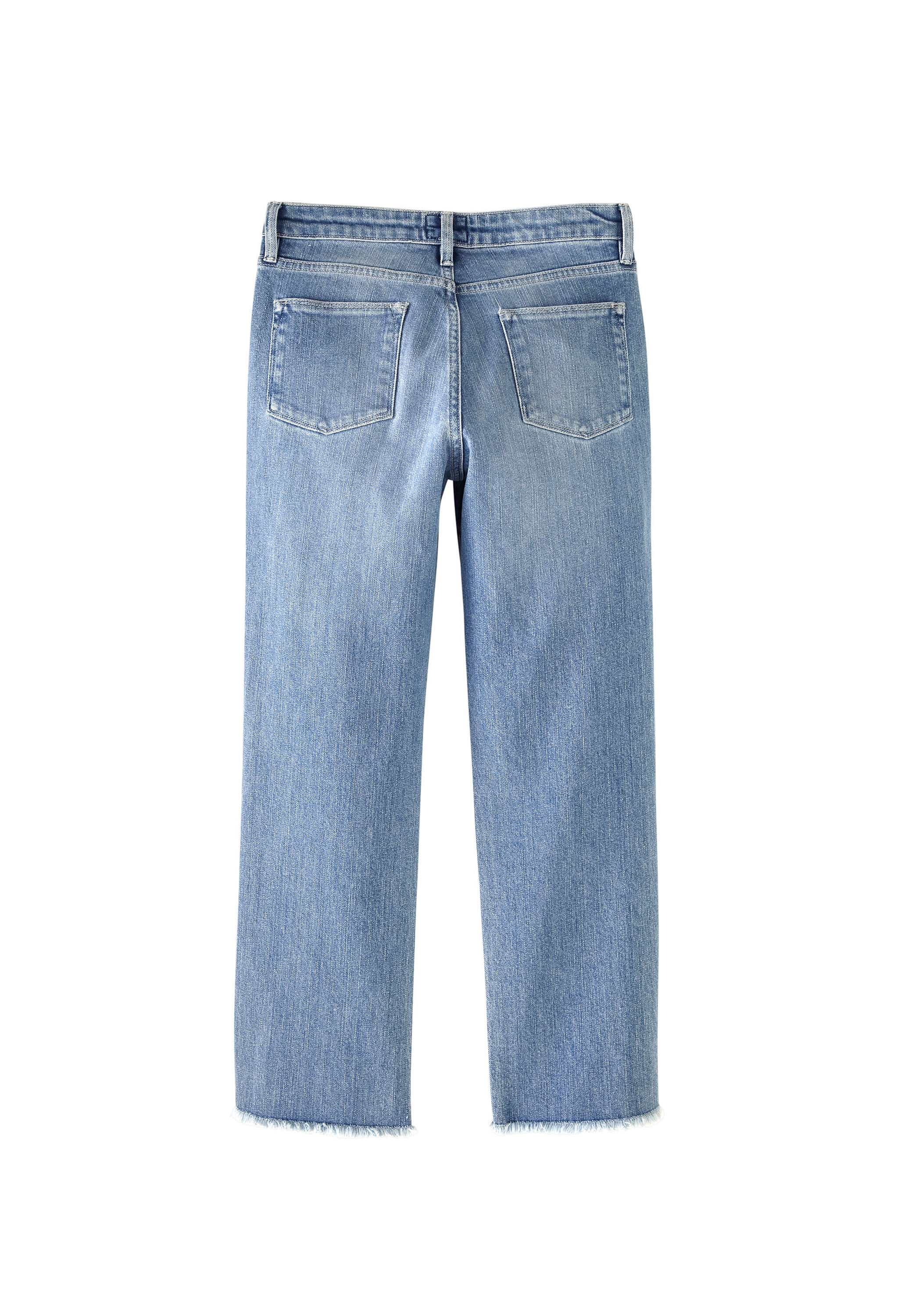 Gerade Jeans in gek&uuml;rzter L&auml;nge