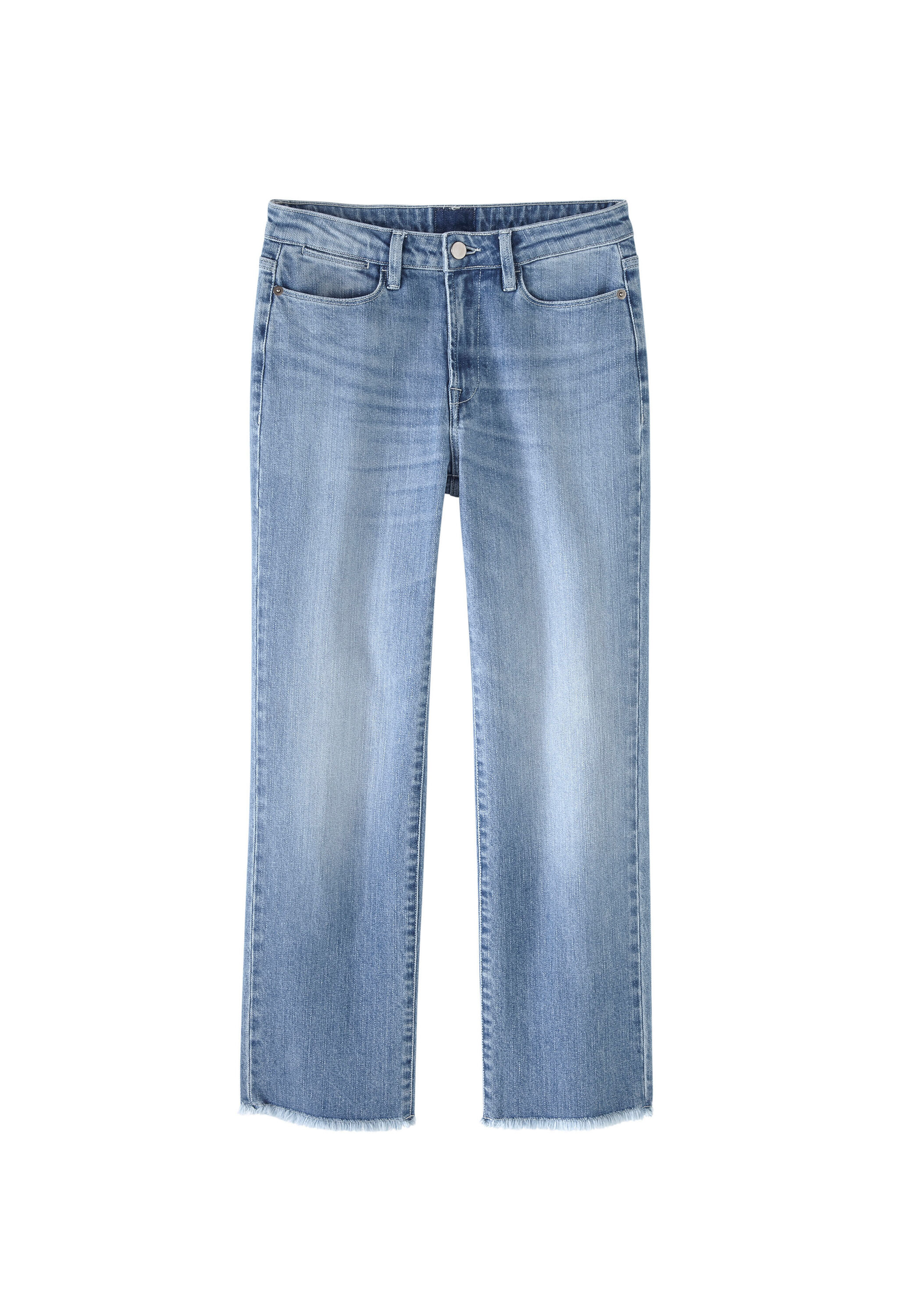 Gerade Jeans in gek&uuml;rzter L&auml;nge