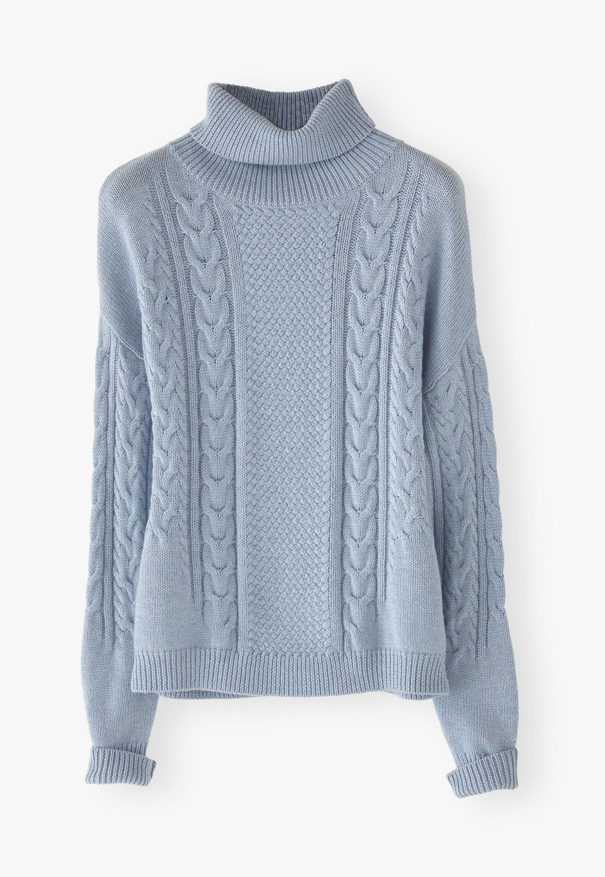 Pullover mit Zopfmuster