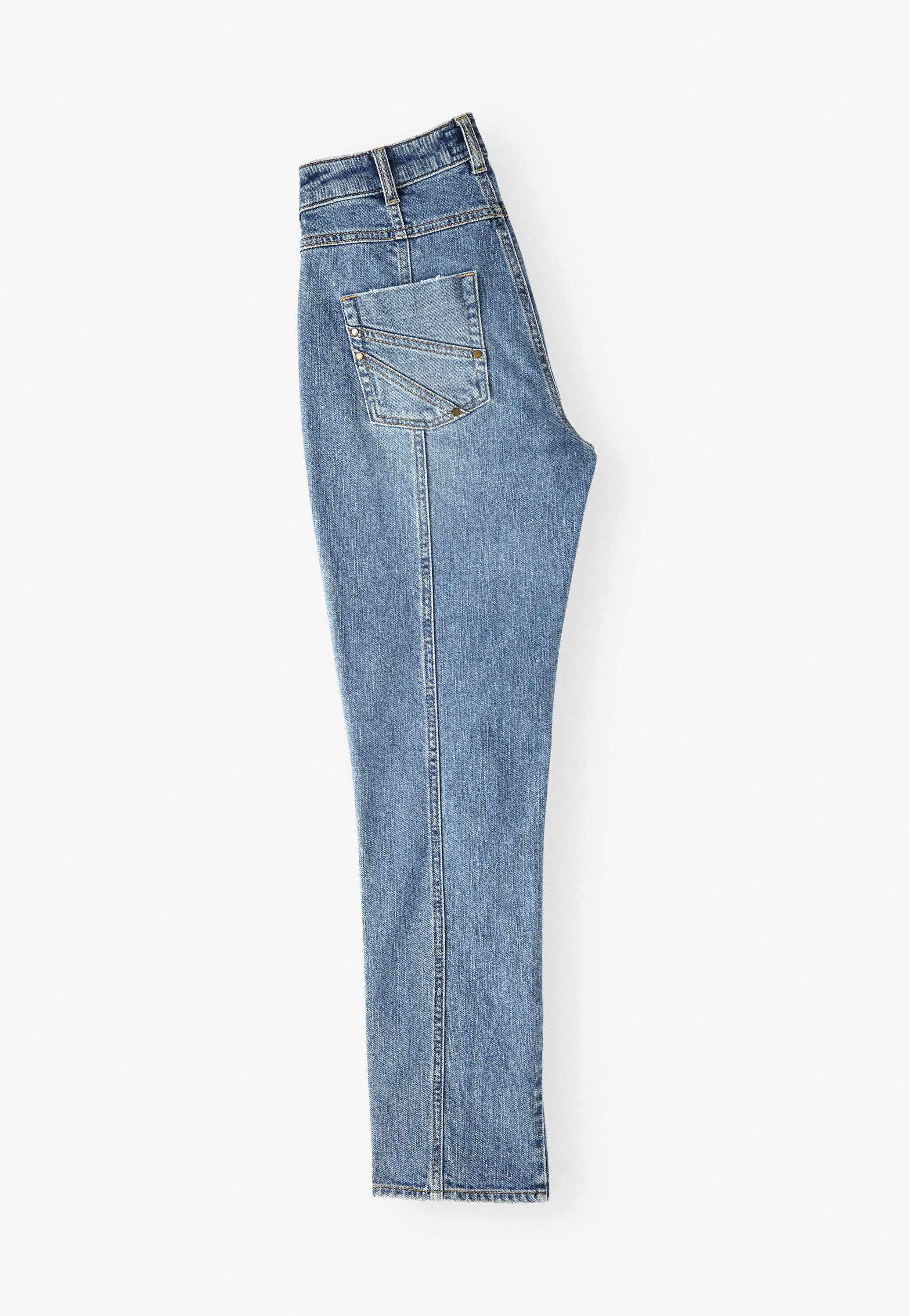 Gerade Jeans in gek&uuml;rzter L&auml;nge