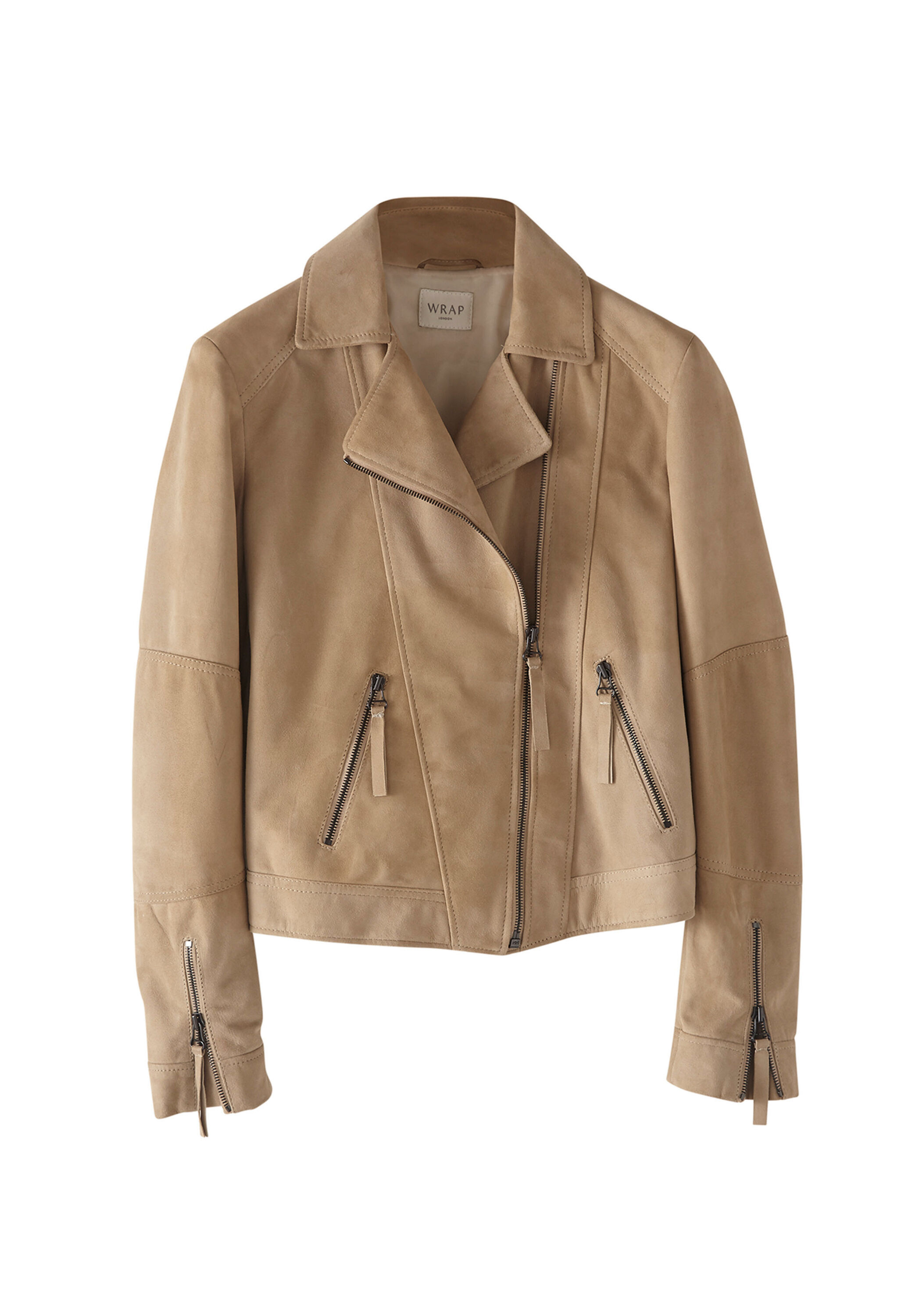 Bikerjacke aus Wildleder