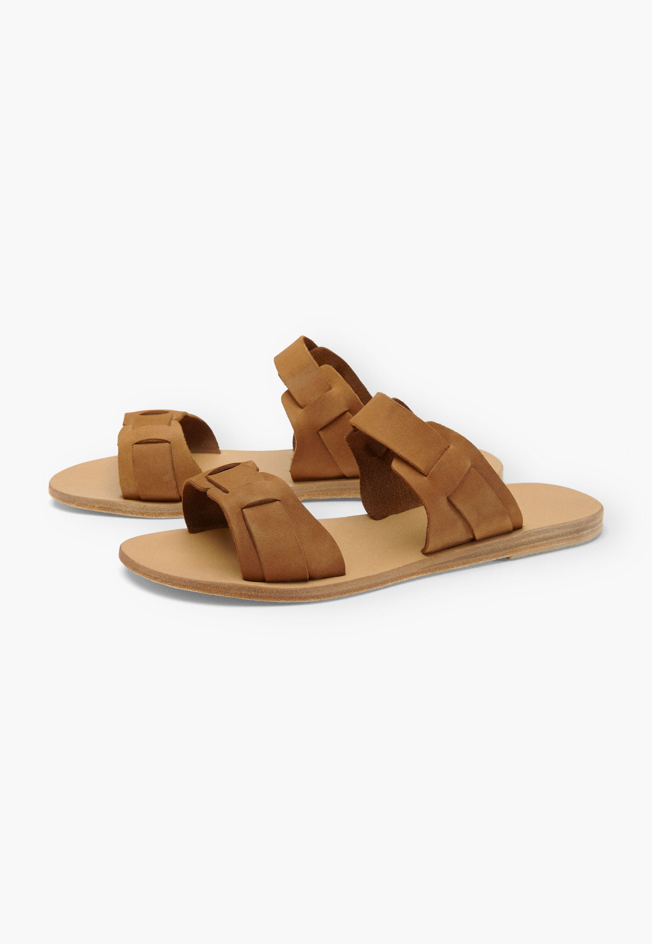 Doppelriemige Sandalen