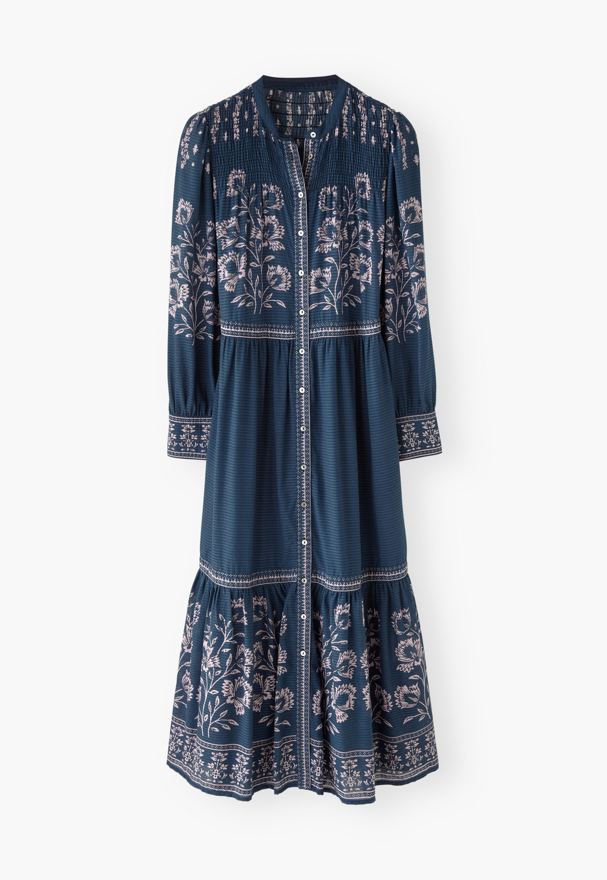 Bedrucktes Stufenkleid