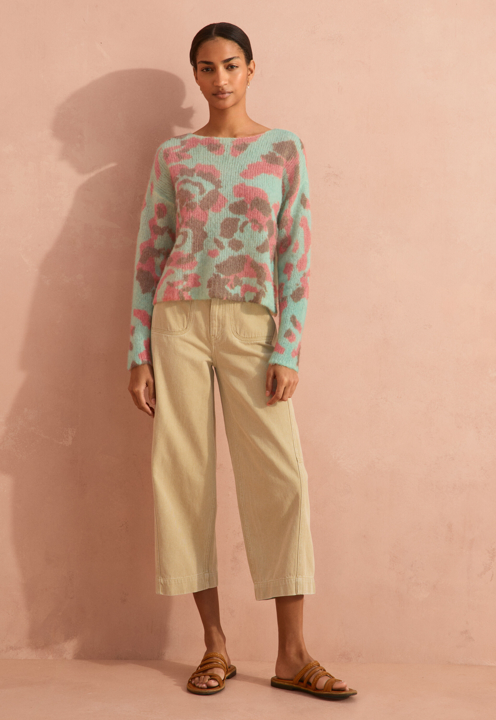 Bedruckter Pullover