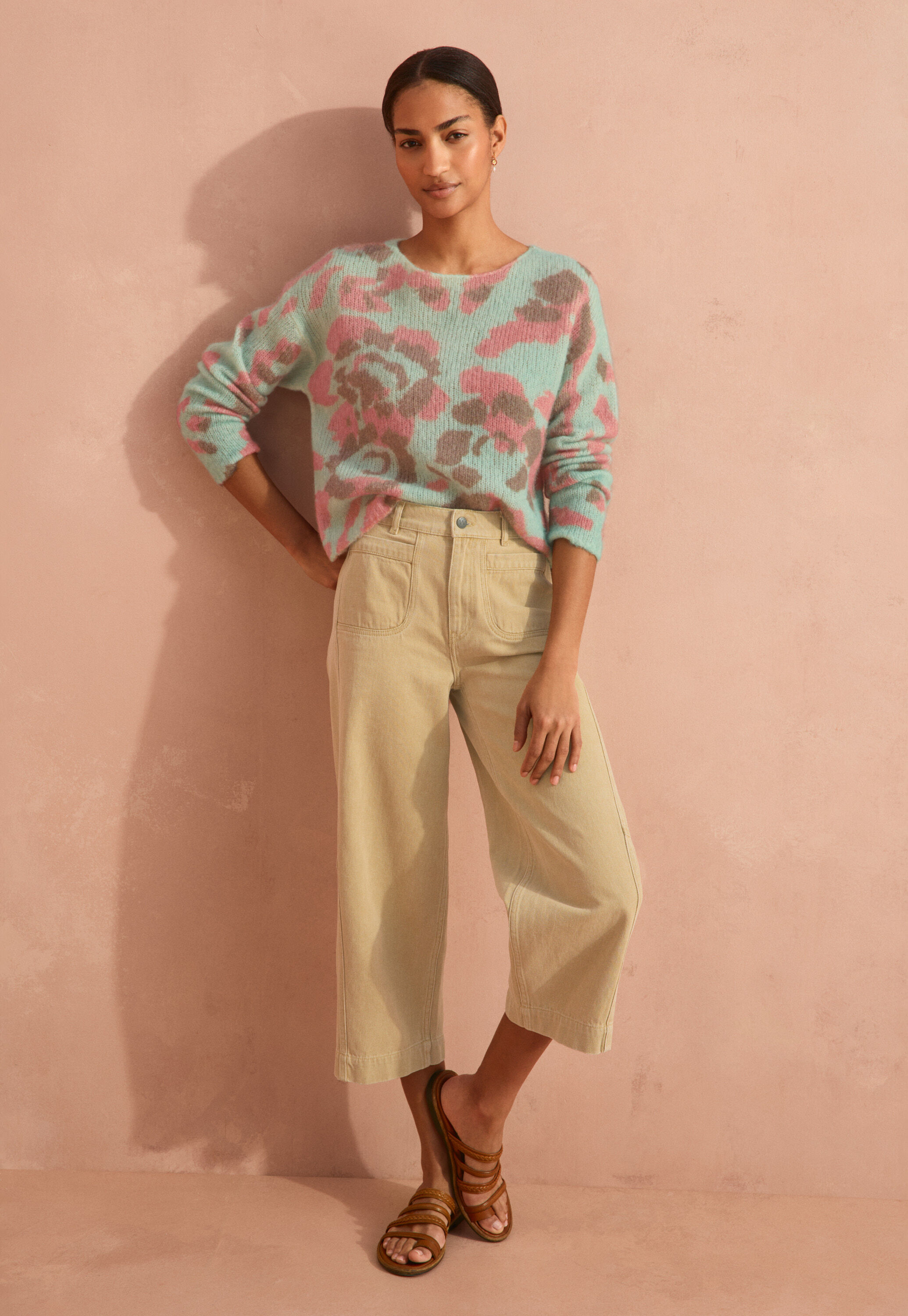 Bedruckter Pullover