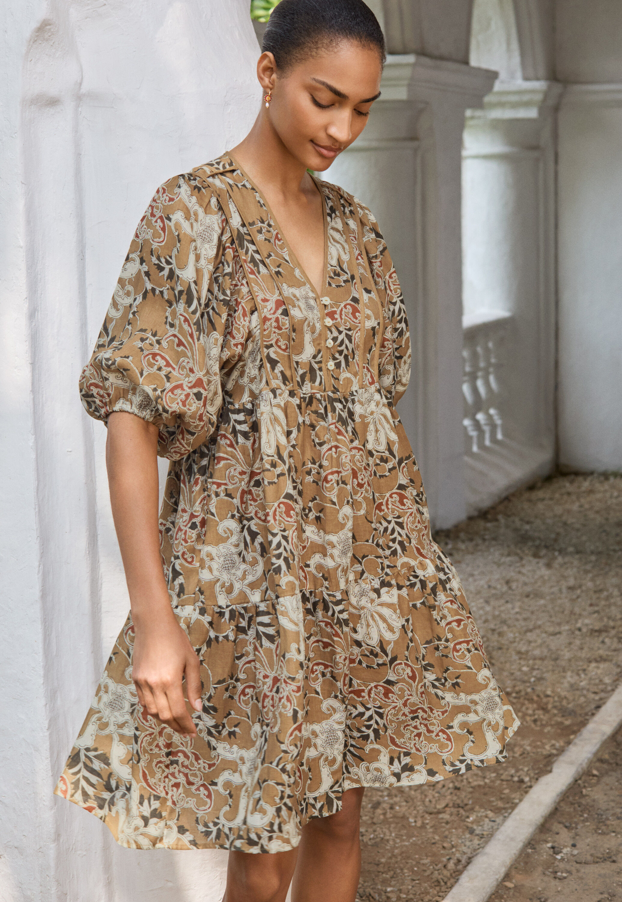 Bedrucktes Kleid