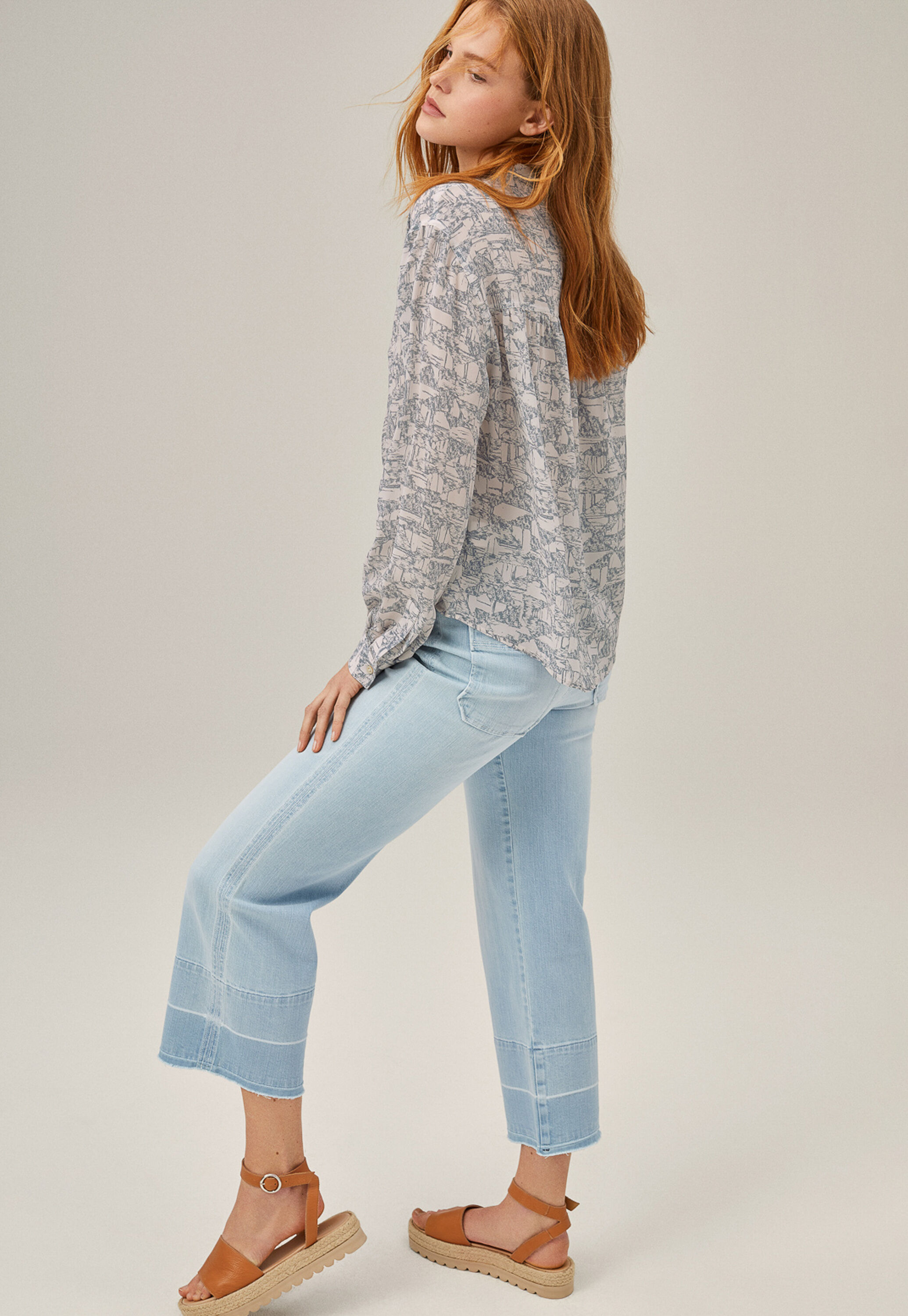 Bedruckte Bluse