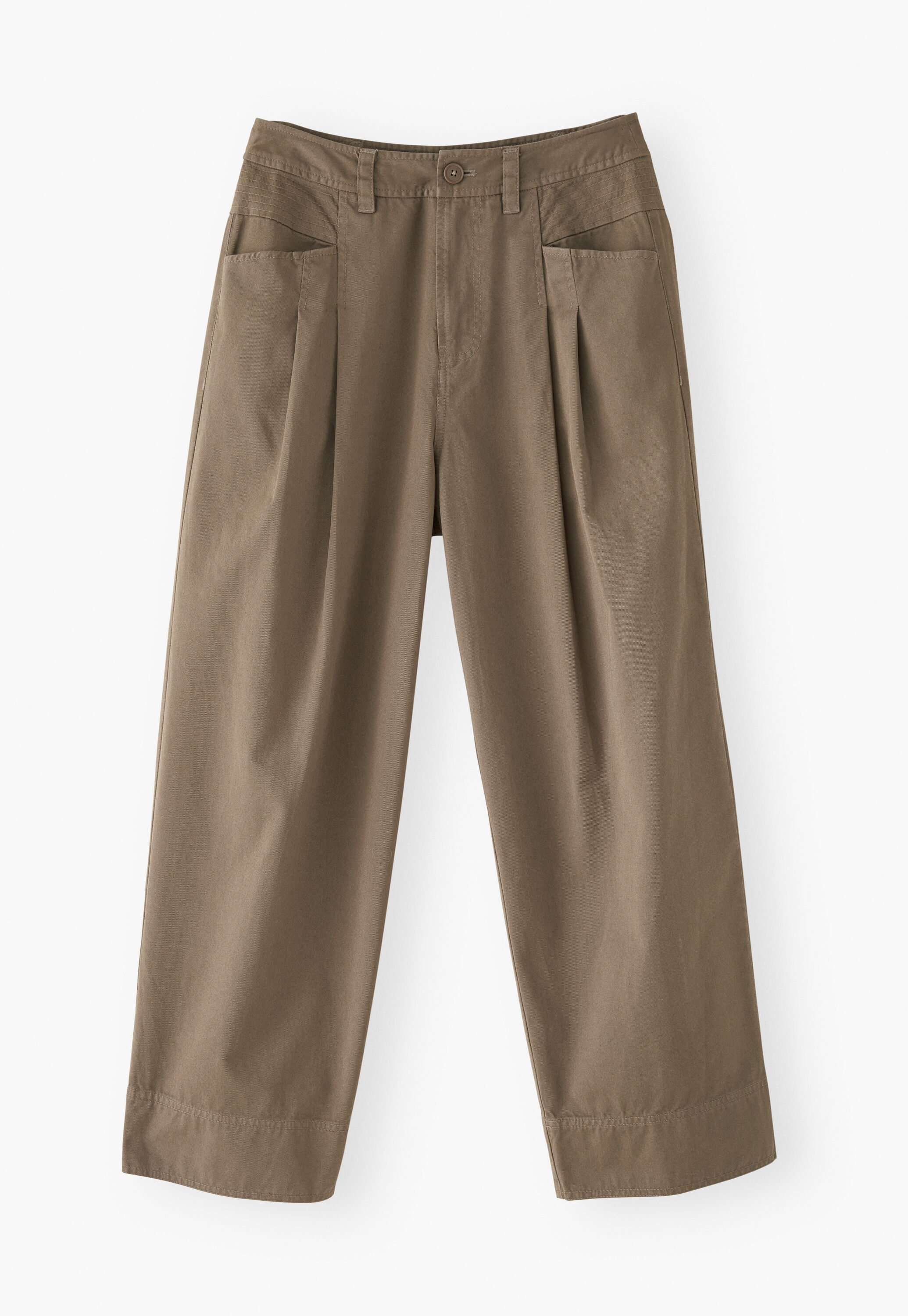 K&uuml;rzer geschnittene Hose