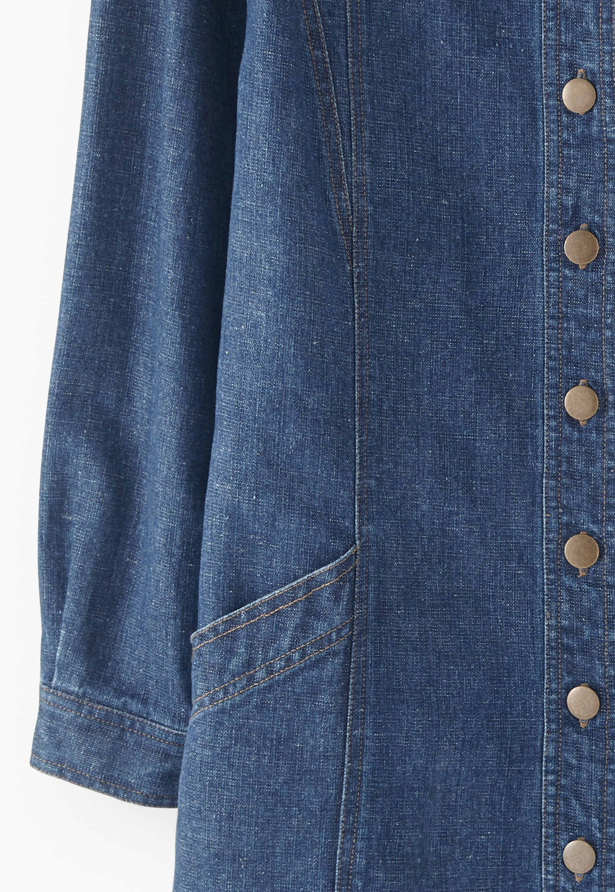 Indigo-Kleid