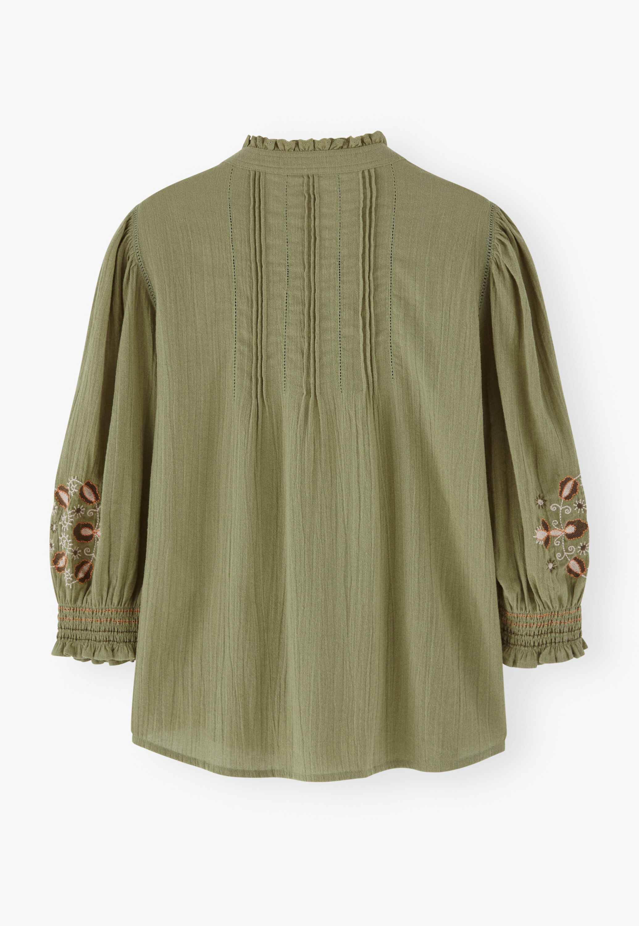 Bluse mit Biesen