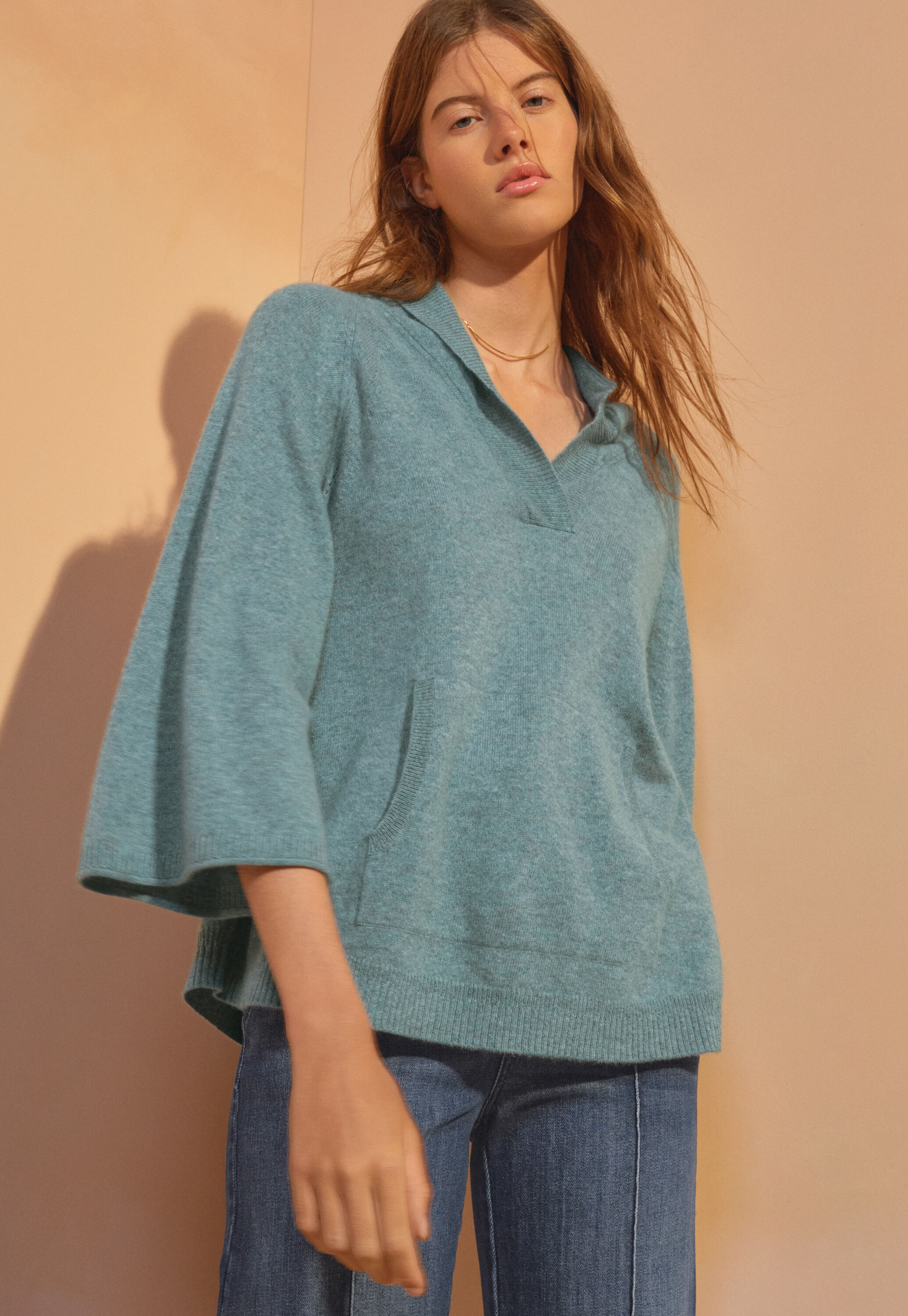 Pullover mit weiten &Auml;rmeln