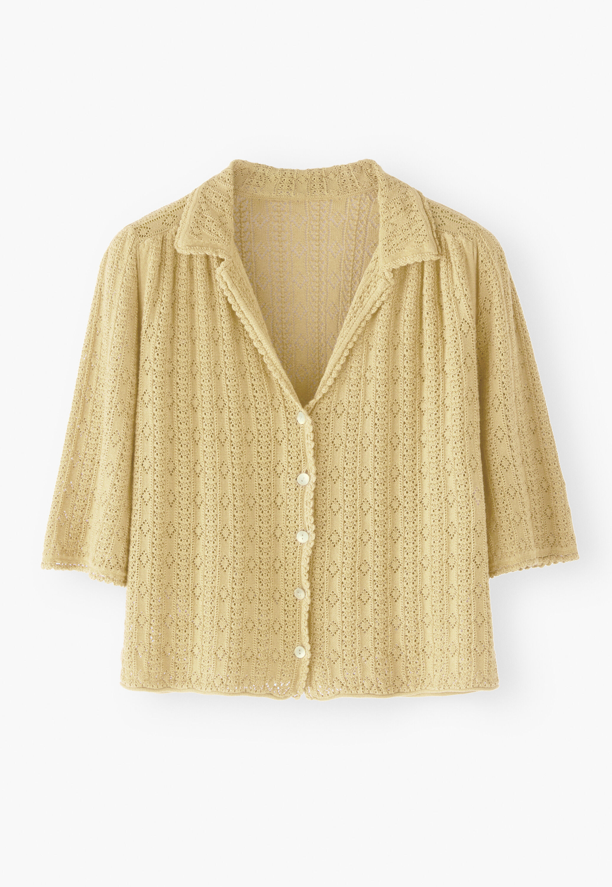 Pointelle-Bluse
