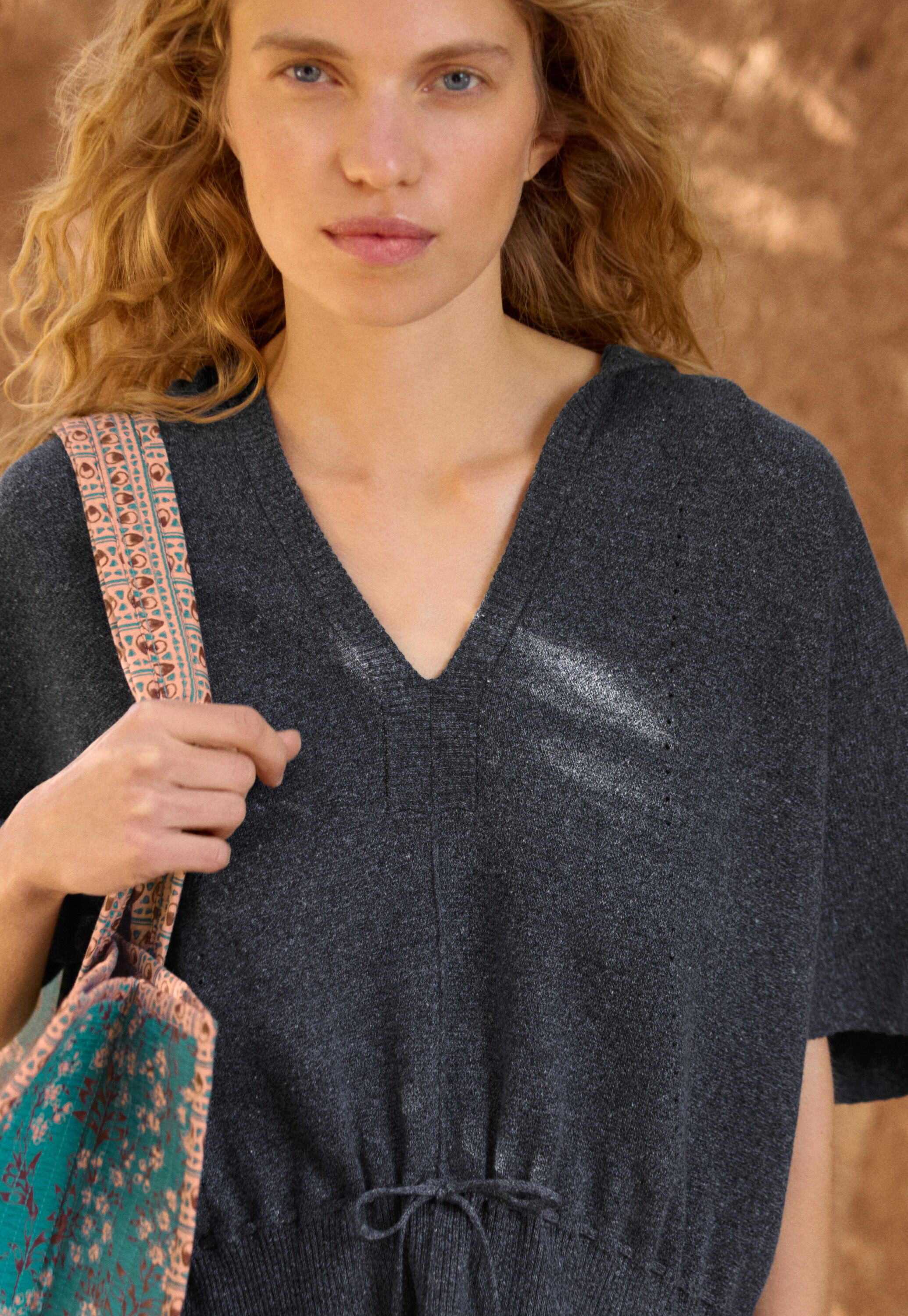 Strickponcho