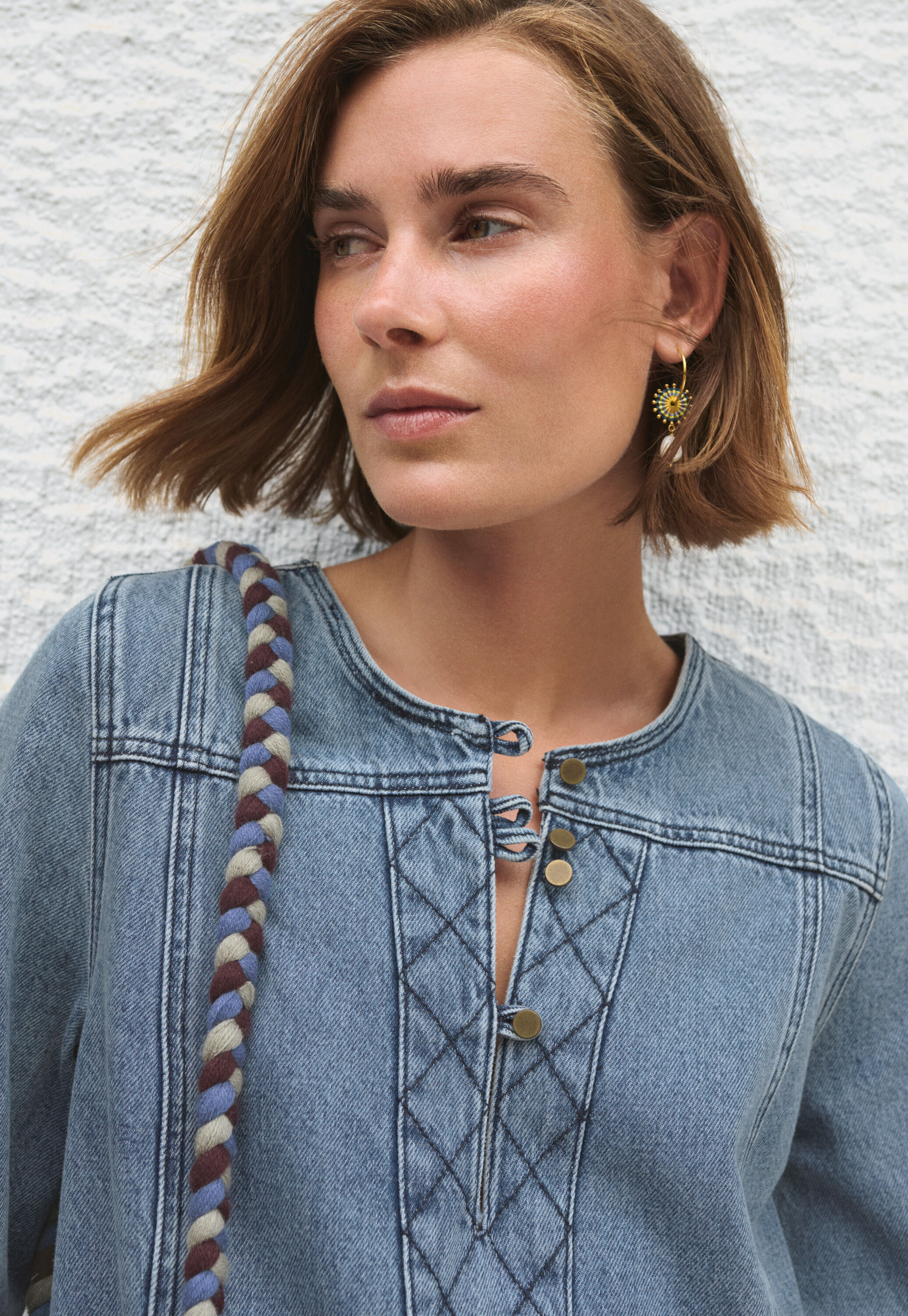 Shift-Kleid aus Denim