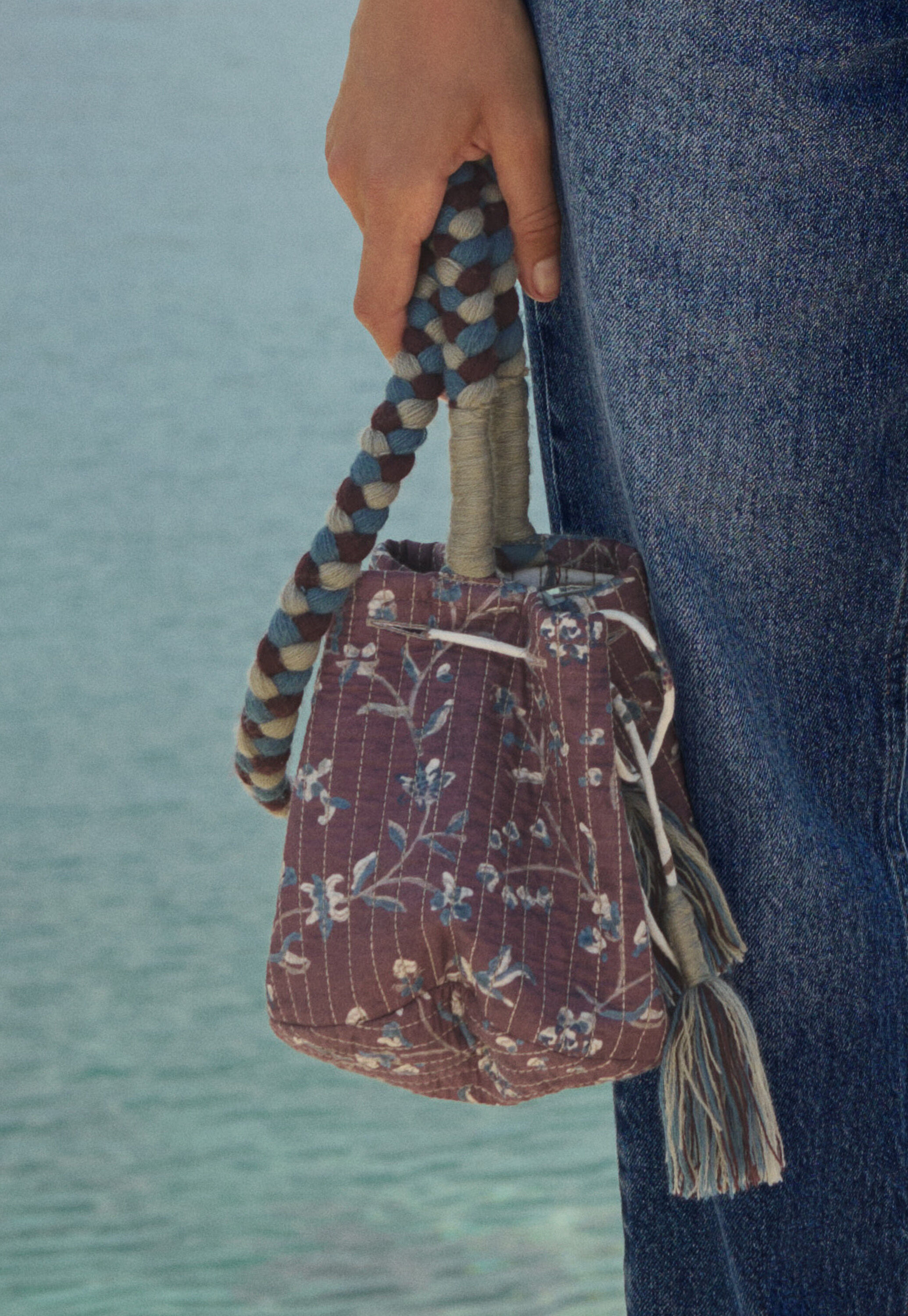 Bedruckte Crossbody-Tasche