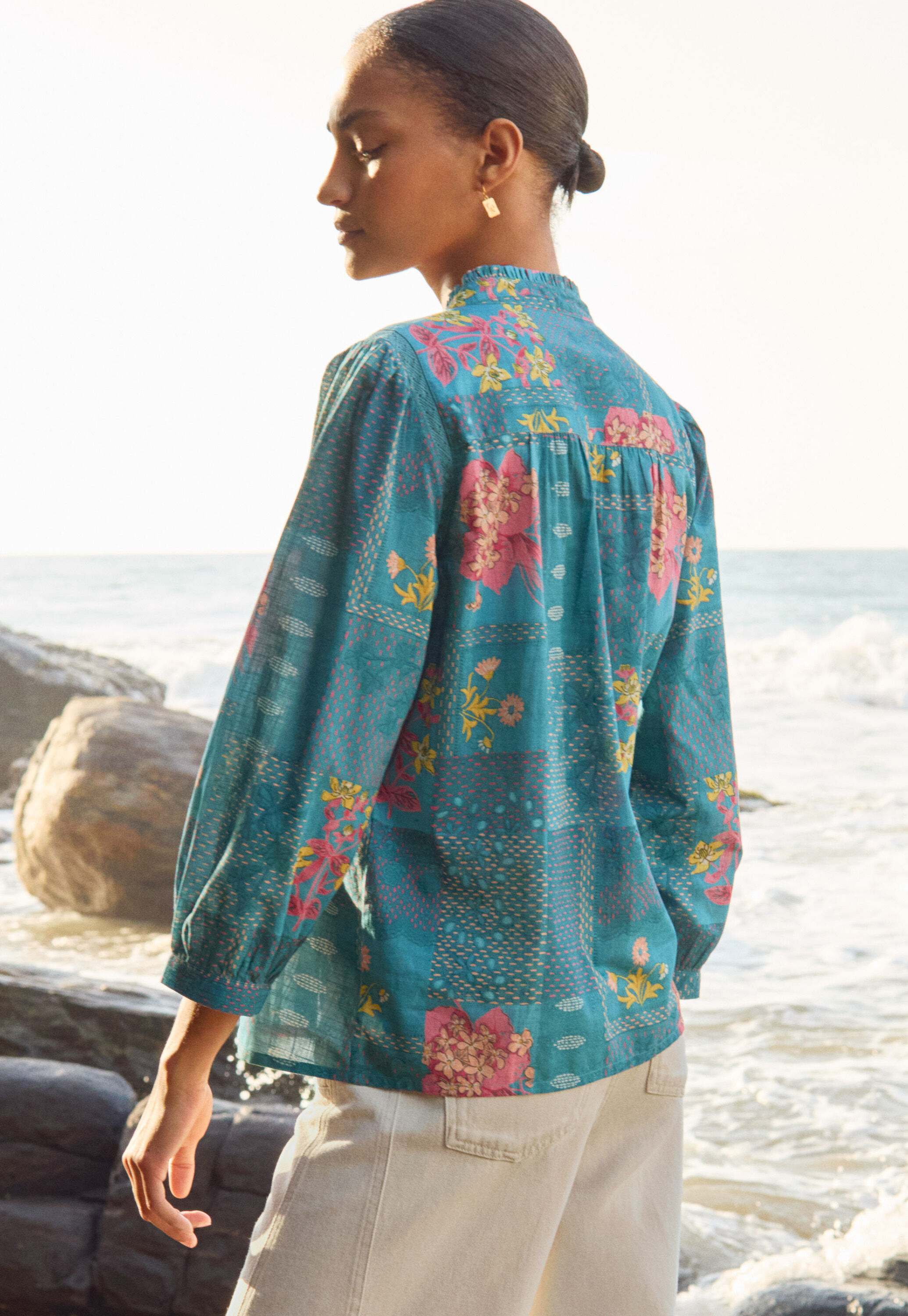 Bedruckte Bluse