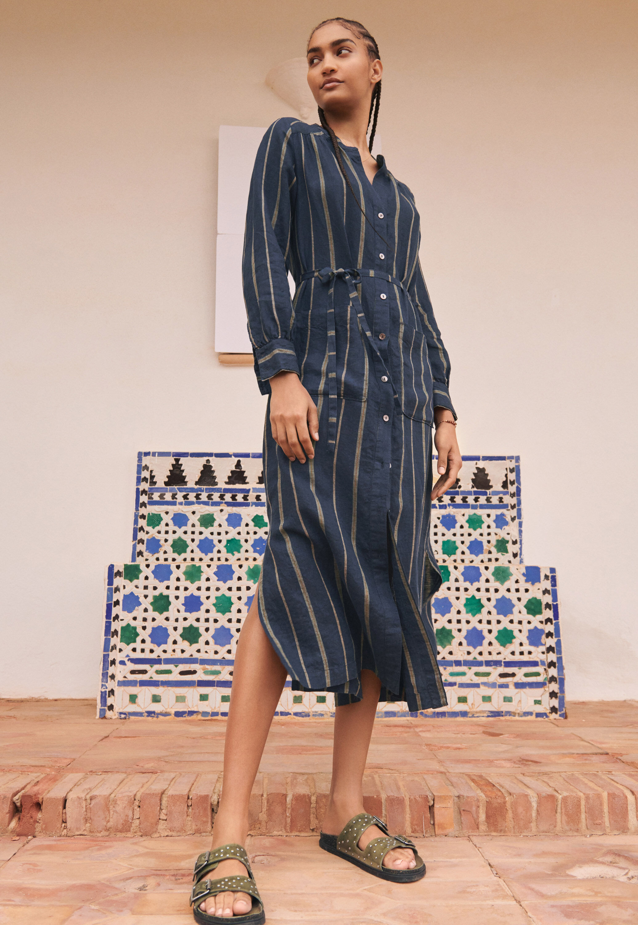 Gestreiftes Kleid