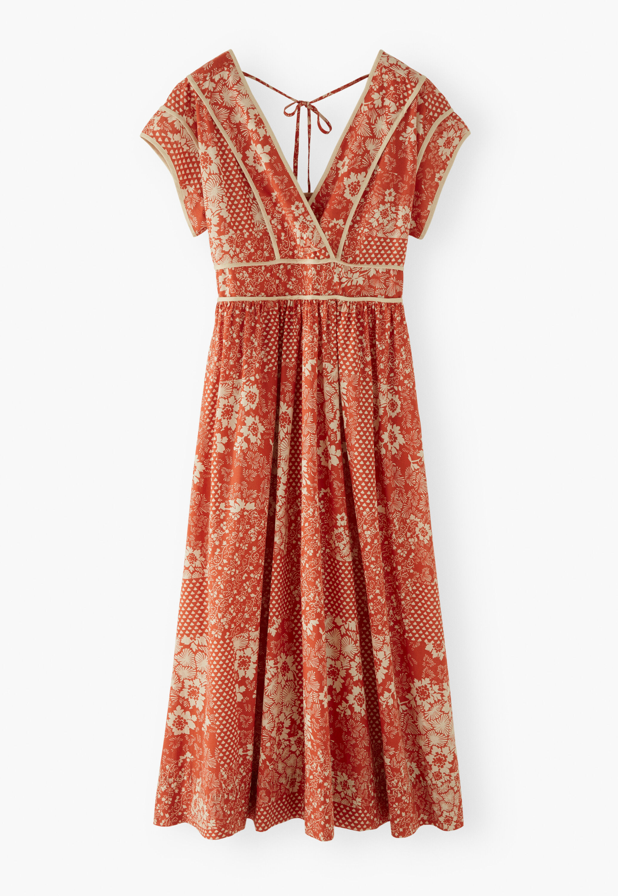 Bedrucktes Maxikleid