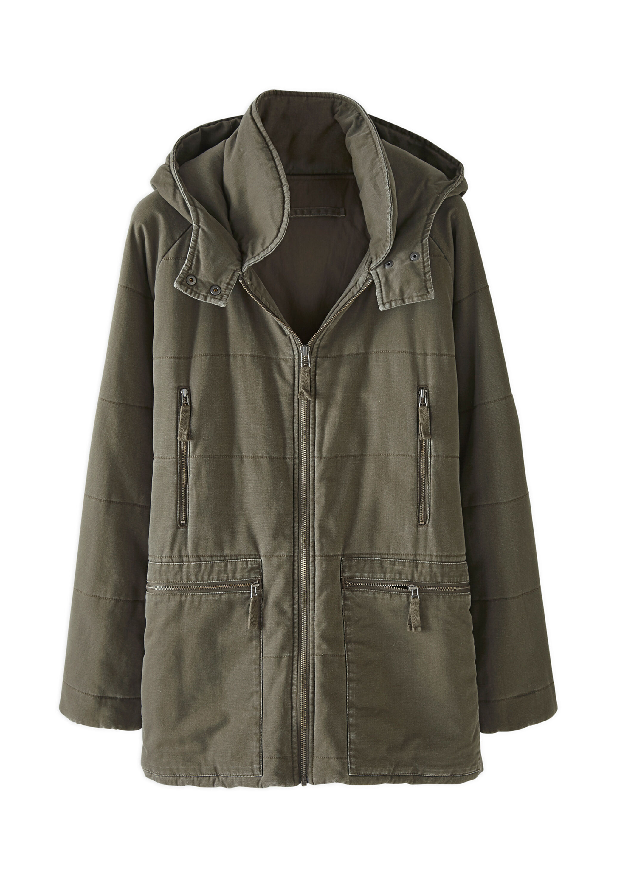 Utility-Steppjacke aus Baumwolle