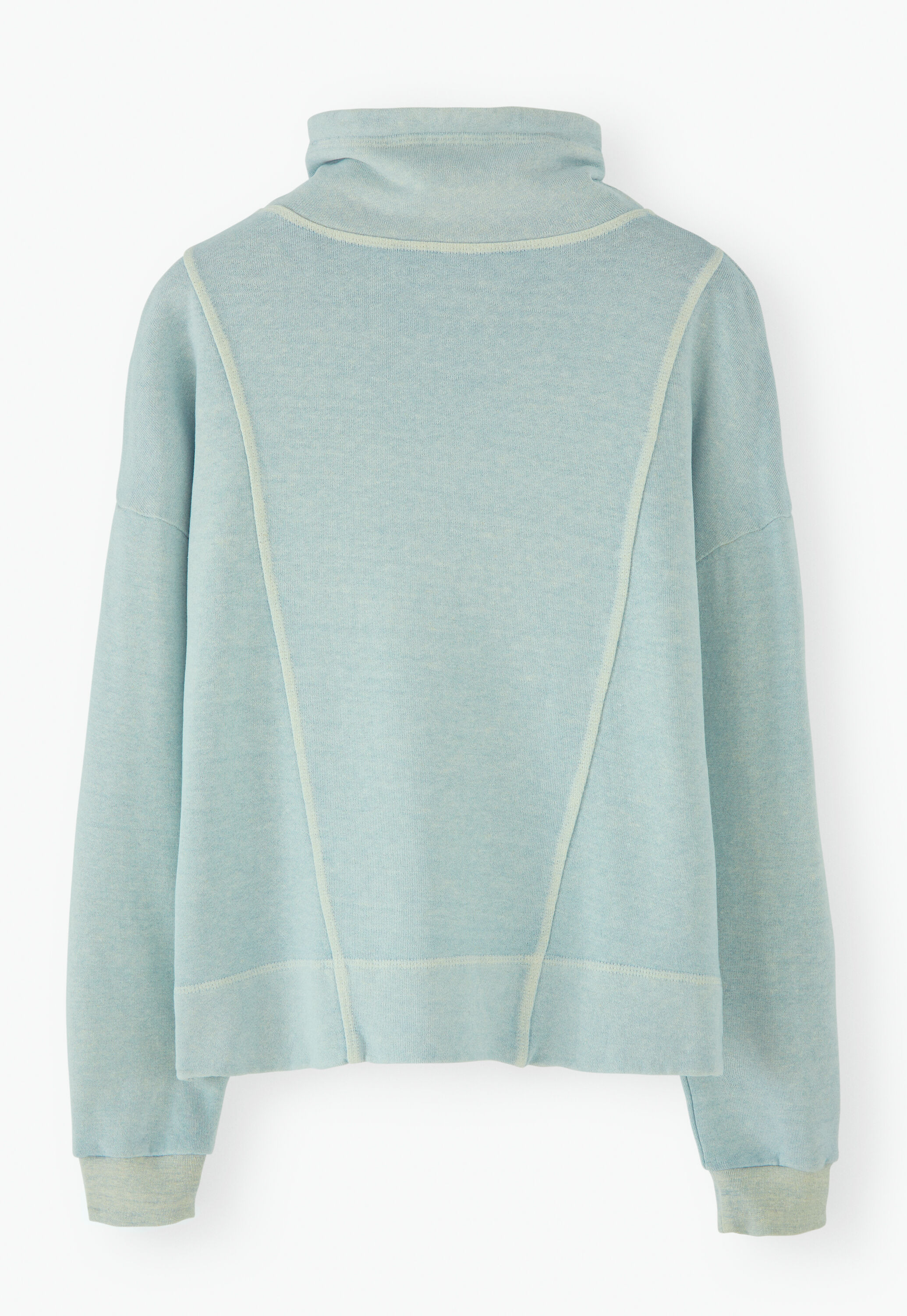 Sweatshirt mit Trichterkragen