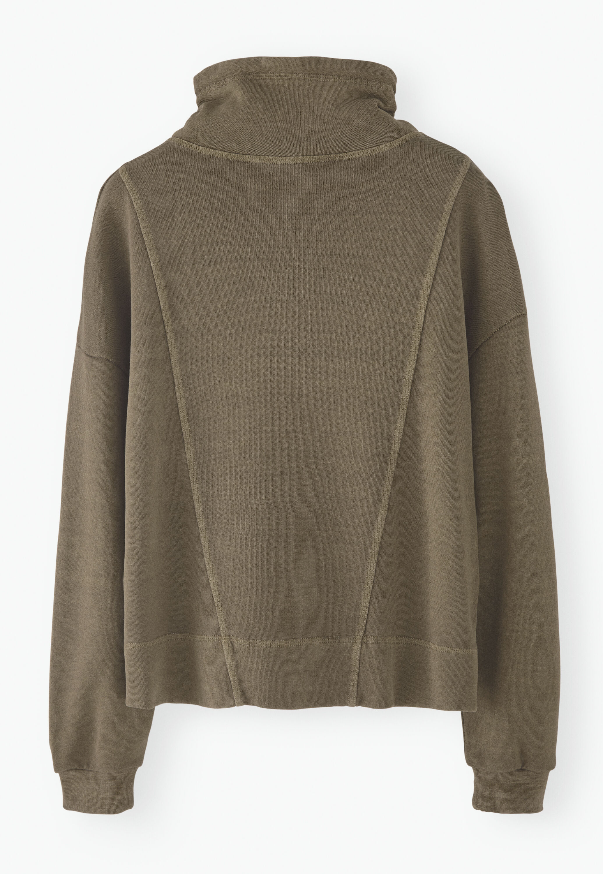Sweatshirt mit Trichterkragen