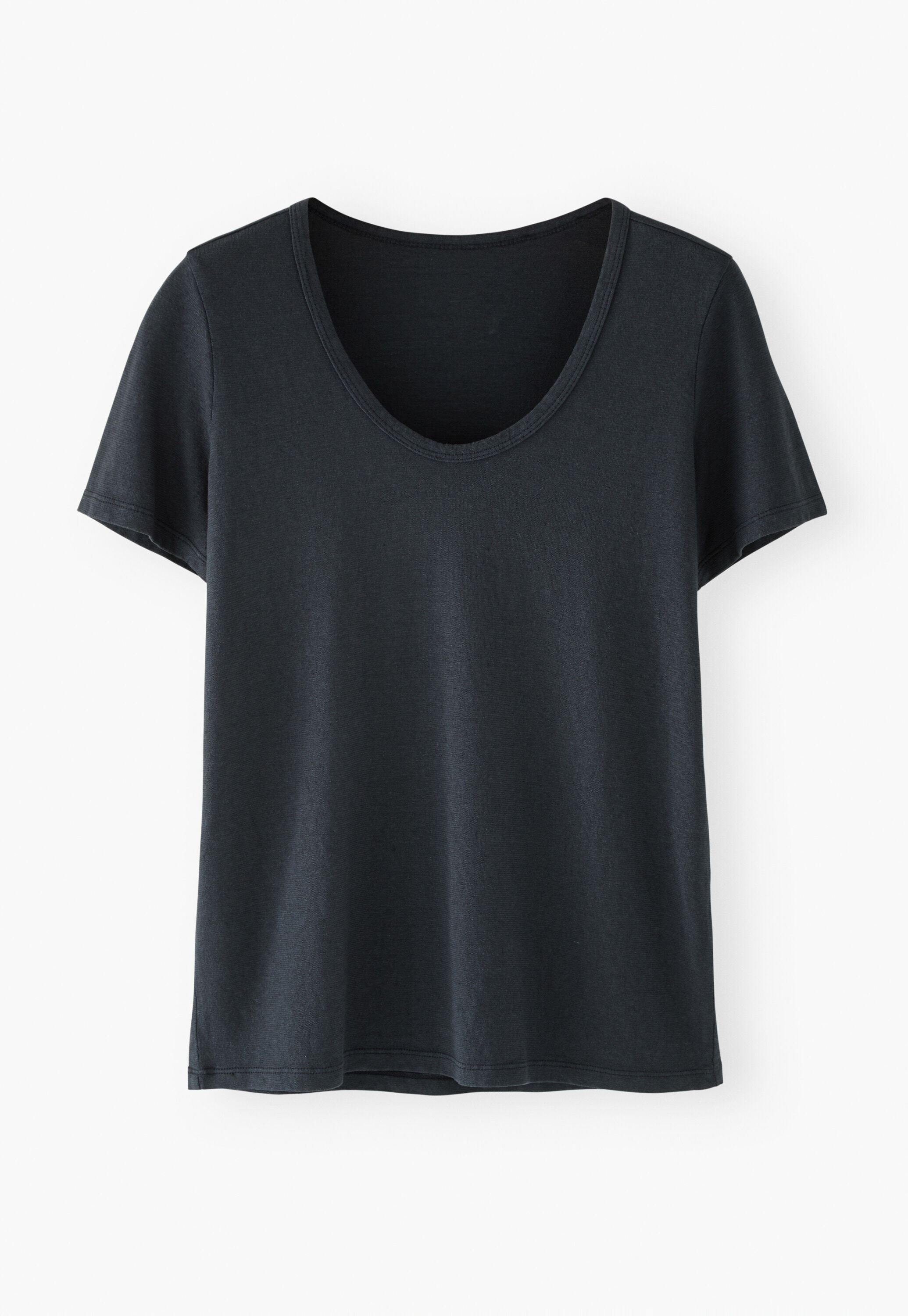 T-Shirt mit U-Ausschnitt