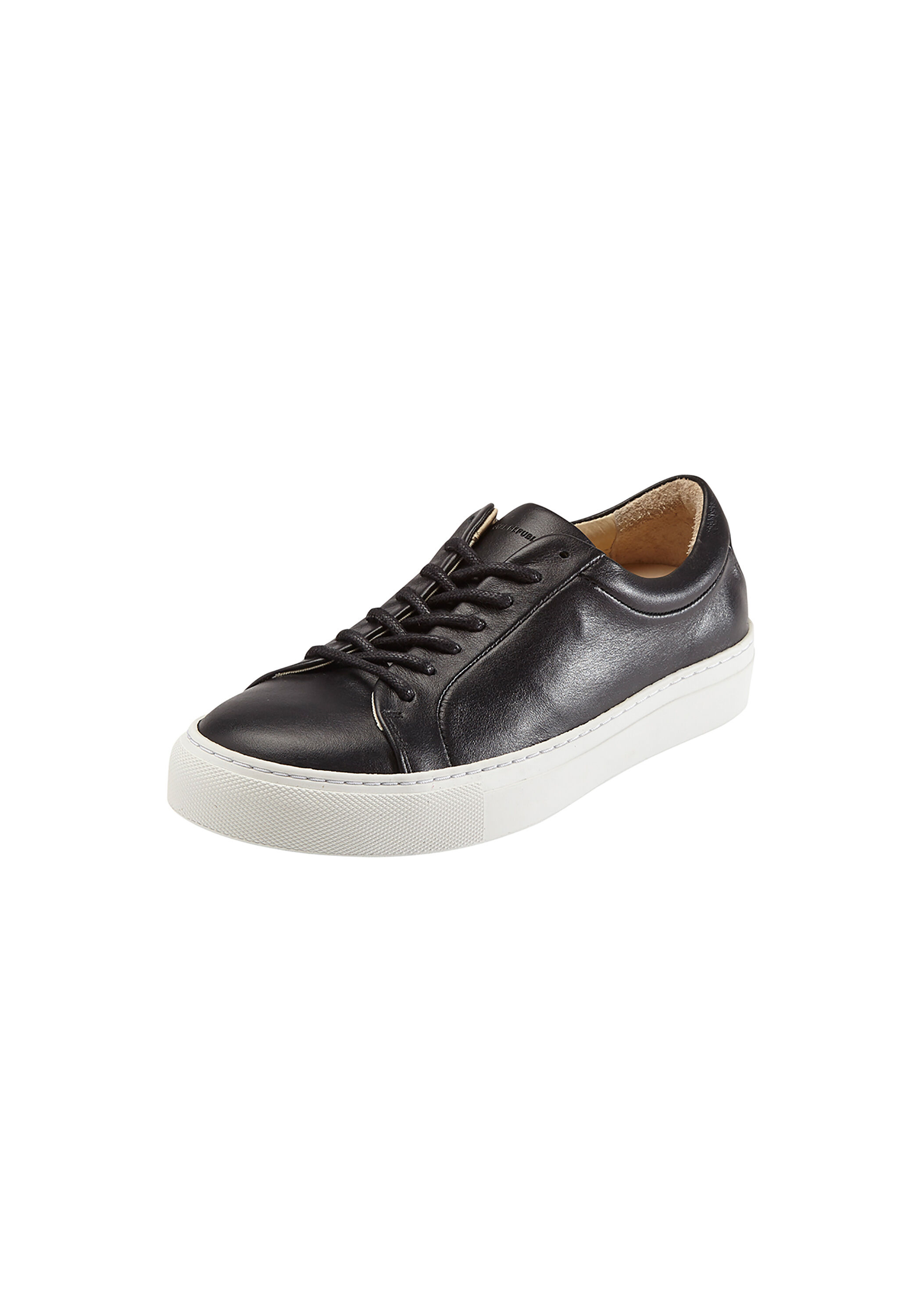 Schwarze Schn&uuml;r-Sneaker