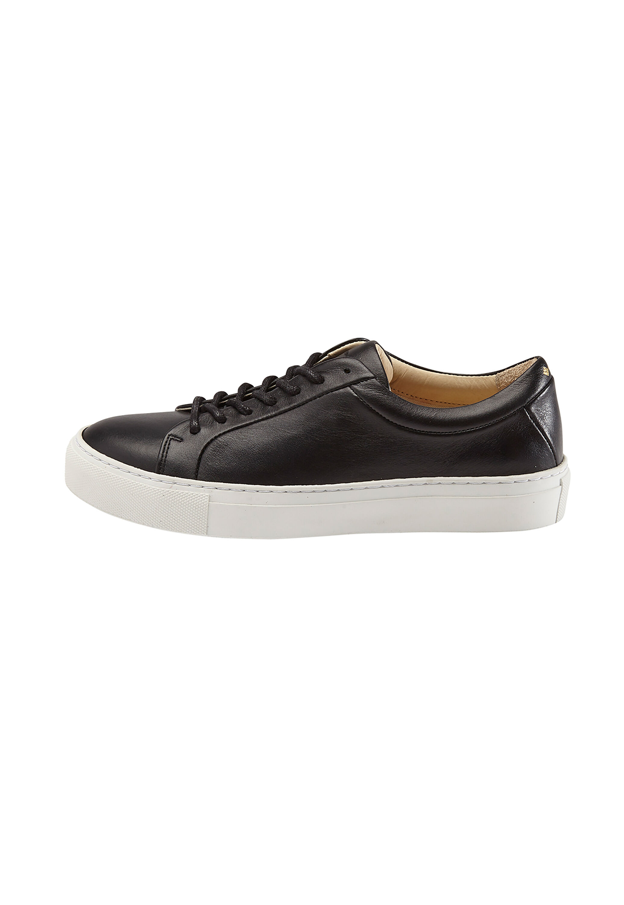 Schwarze Schn&uuml;r-Sneaker