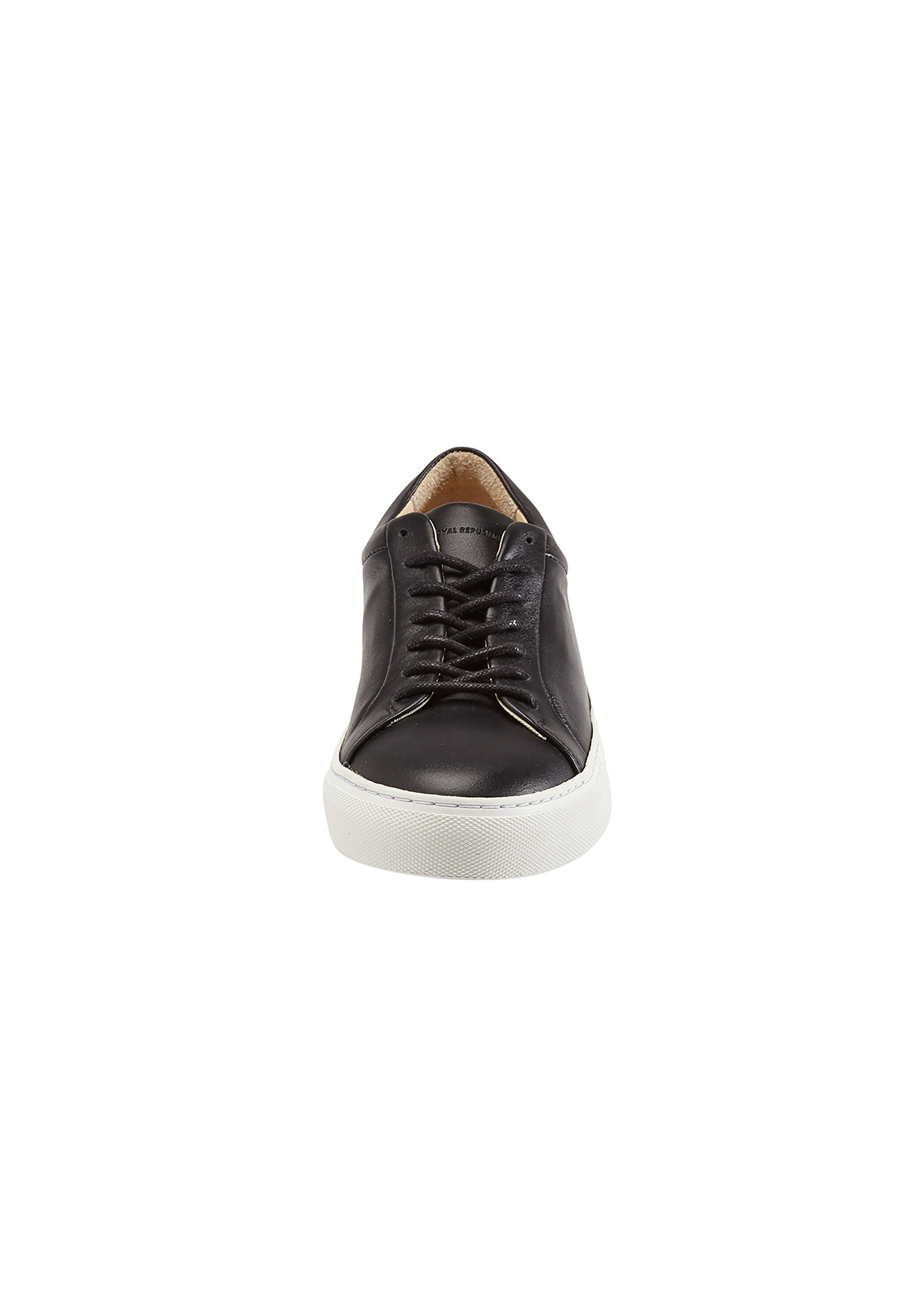 Schwarze Schn&uuml;r-Sneaker