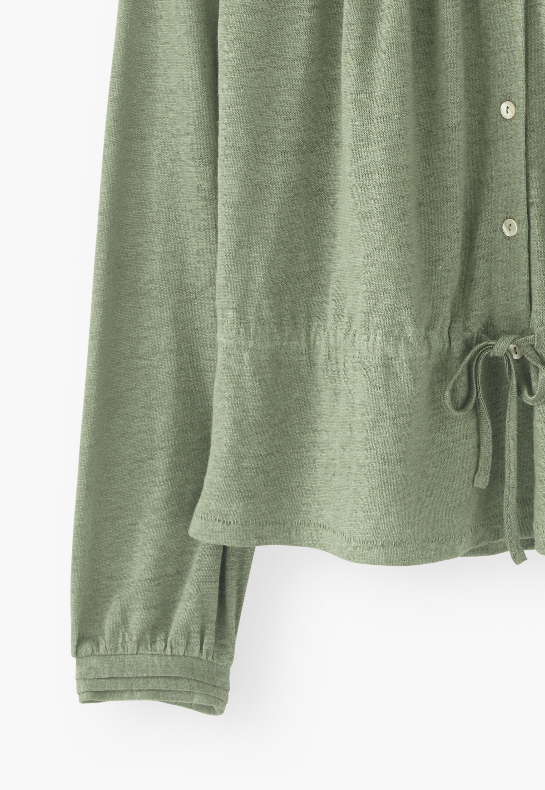 Top mit Bindeband in der Taille