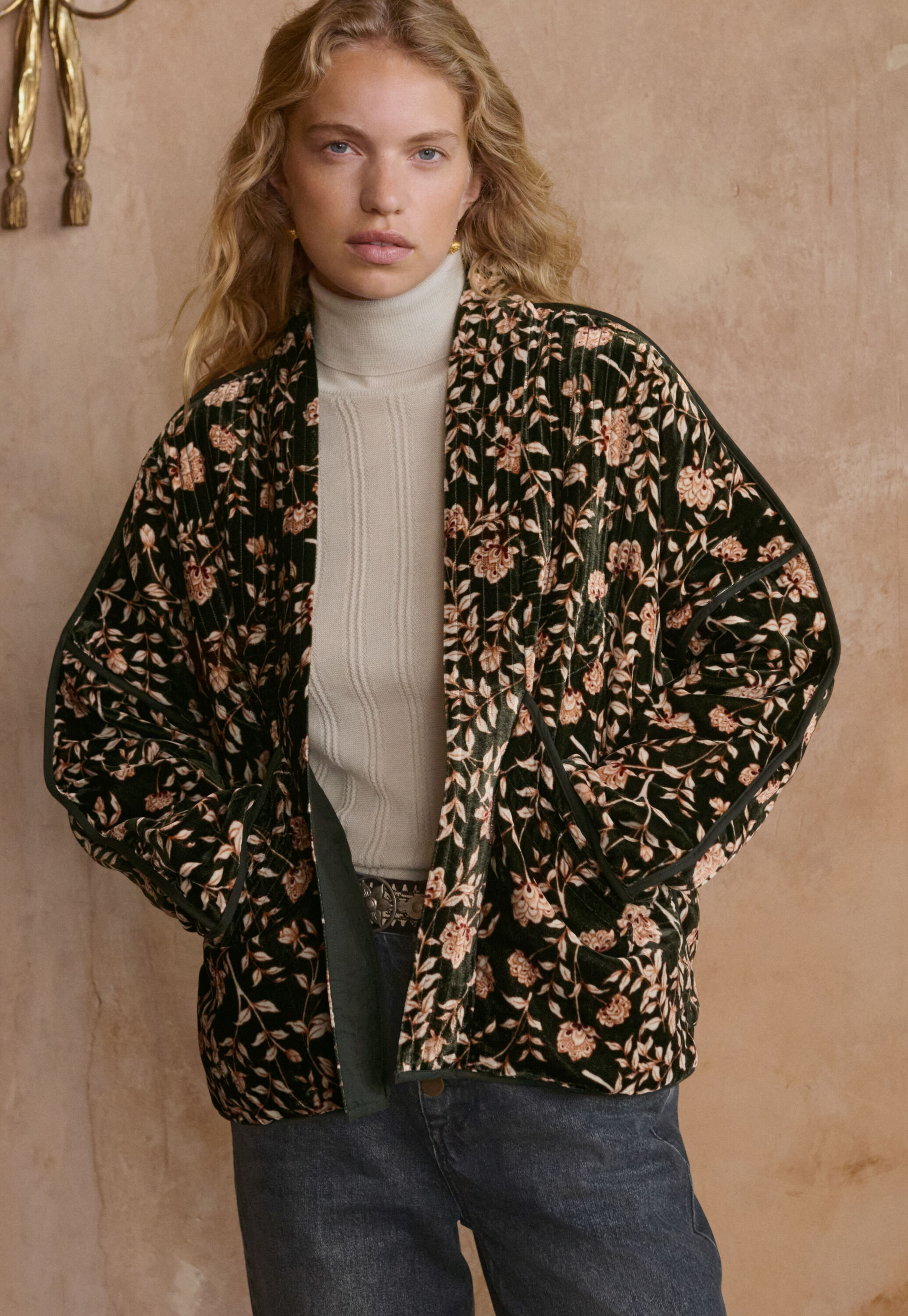 Kurze abgesteppte Jacke