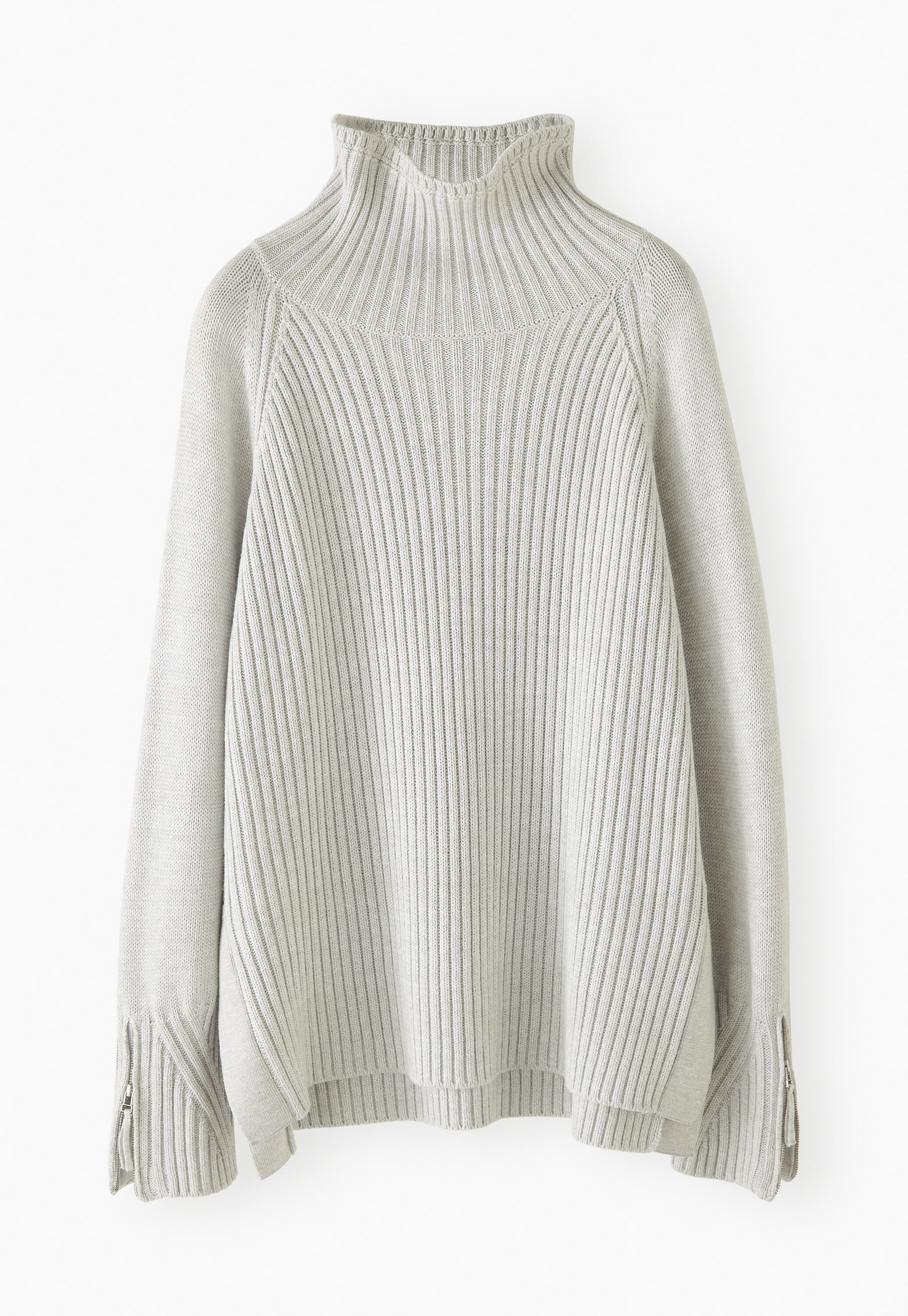 Pullover mit Trichterkragen