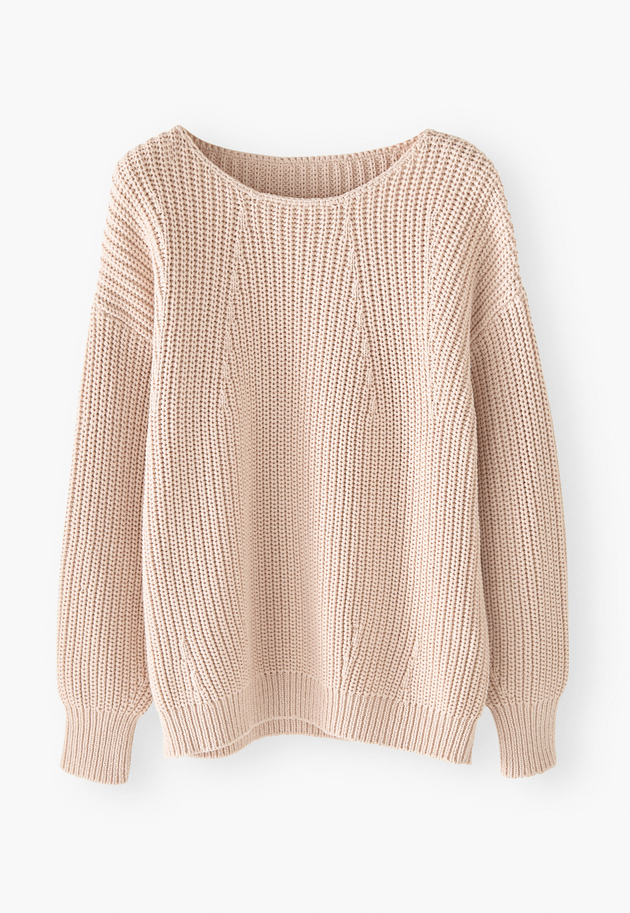 Gerippter Pullover