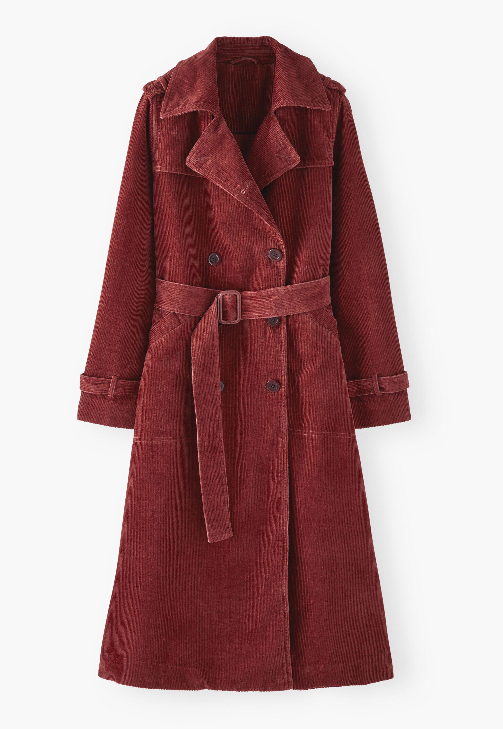 Trenchcoat aus Cord