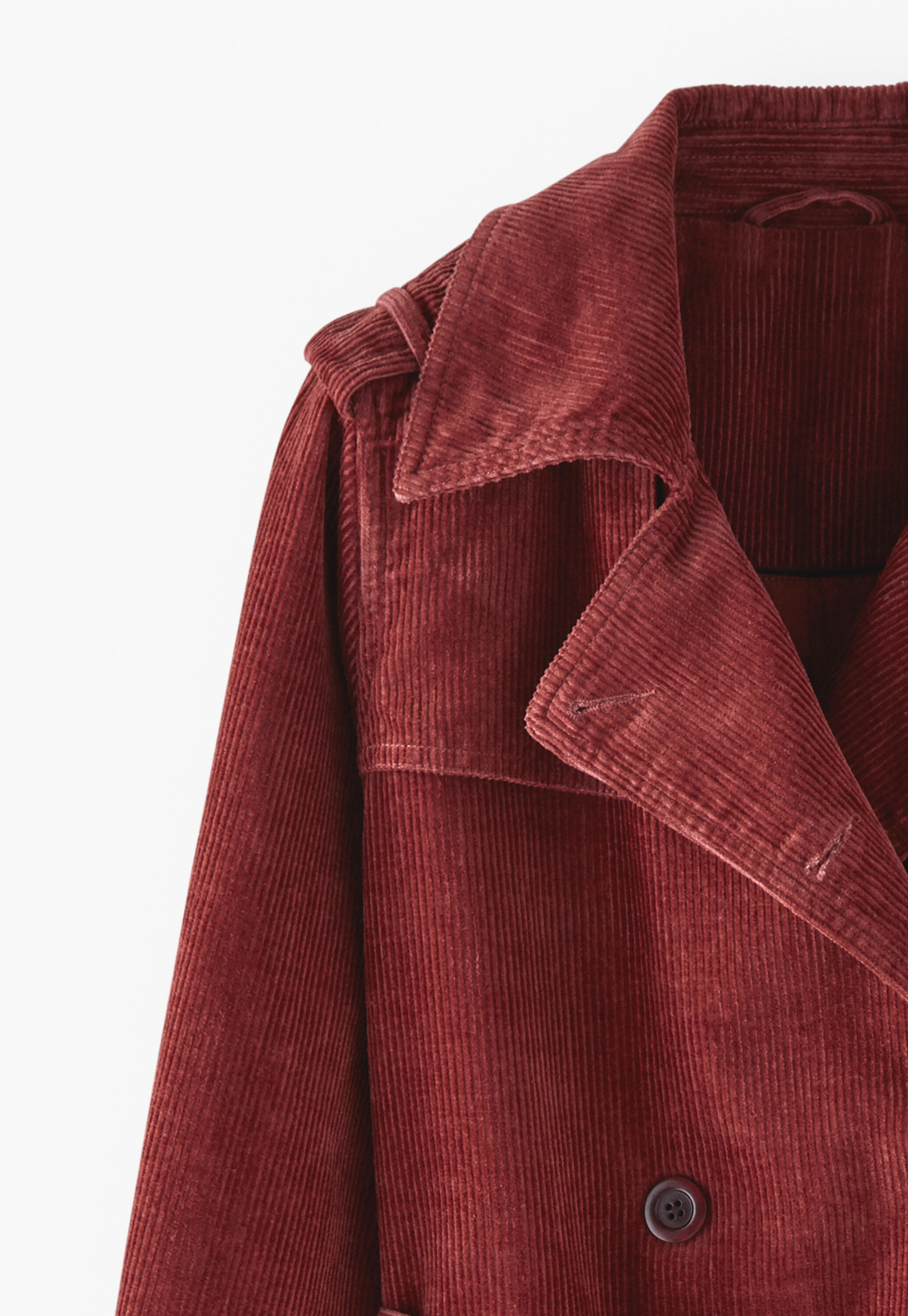 Trenchcoat aus Cord