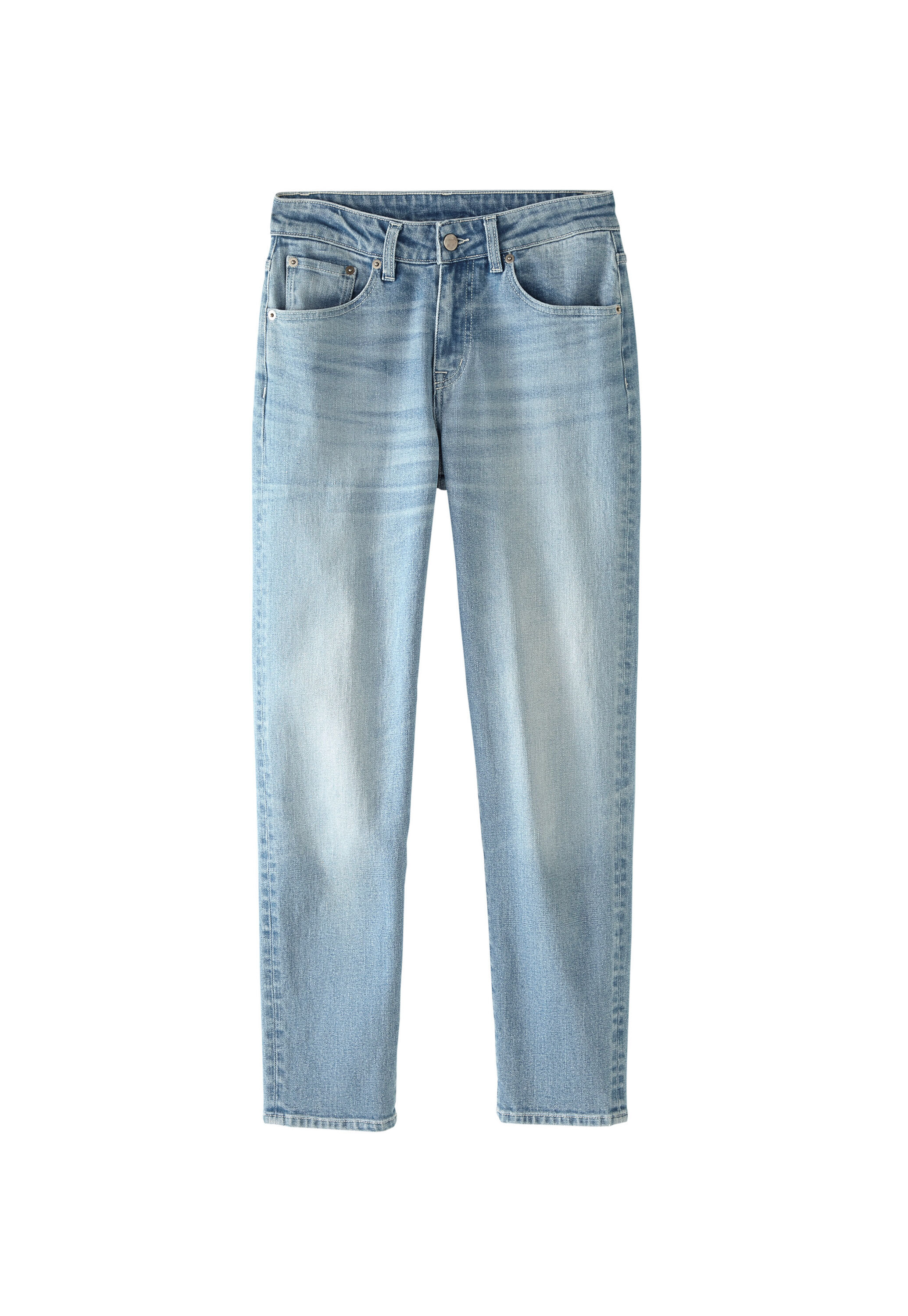 Mittelhoch geschnittene Jeans